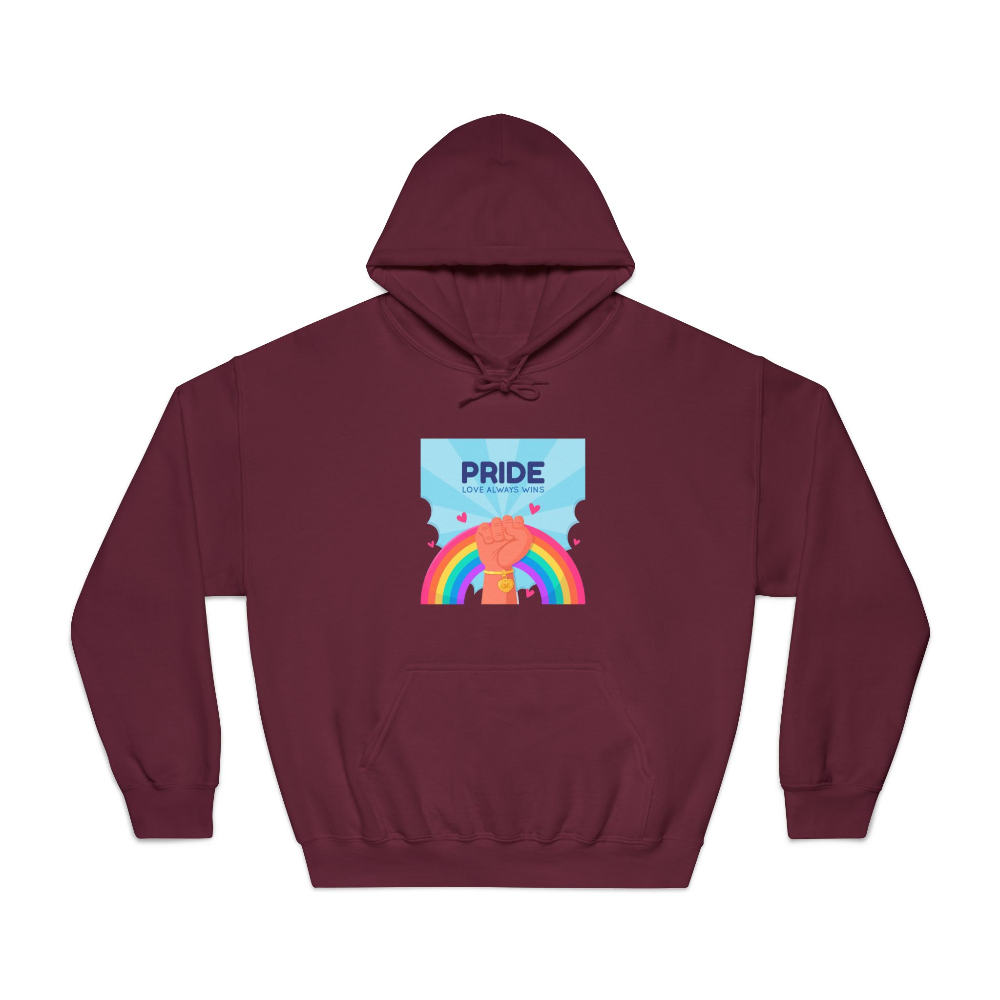 Pride Day Concept Unisex Dryblend Hooded Sweatshirt - Image 17