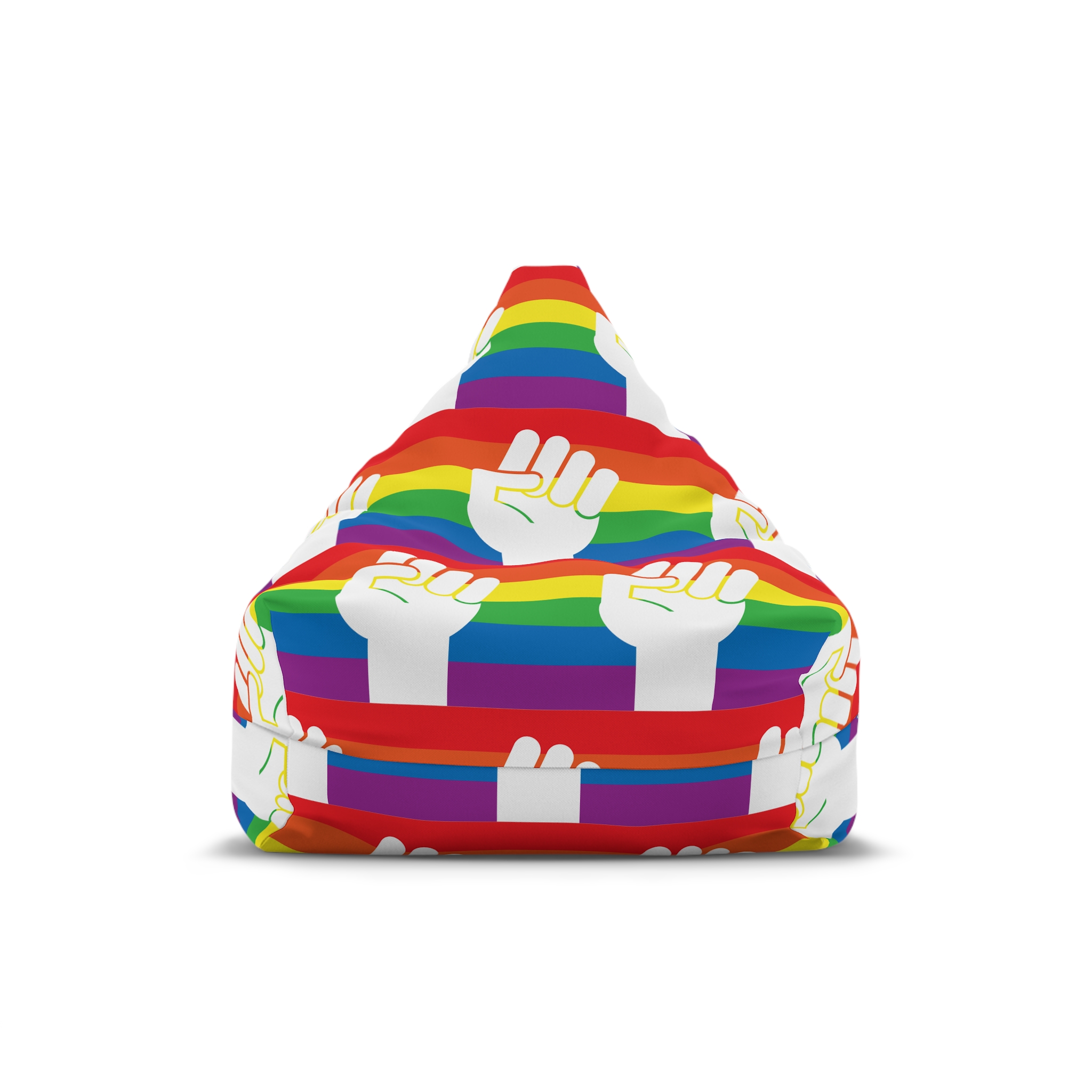 Lgbt Hand Flat Bean Bag Chair Cover