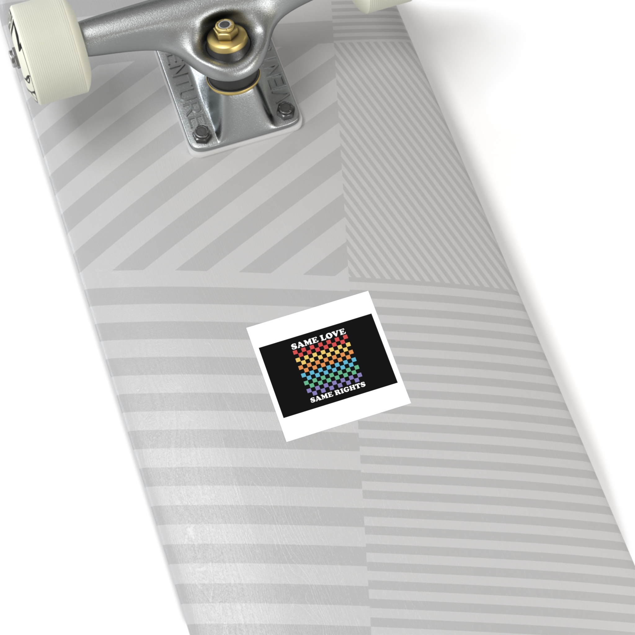 Pride Lgbt Gay Typography T Shirt Design Laminate Stickers Square - Image 4