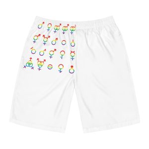 Vector Gender Symbols Sexual Orientation Set Mens Board Shorts Aop