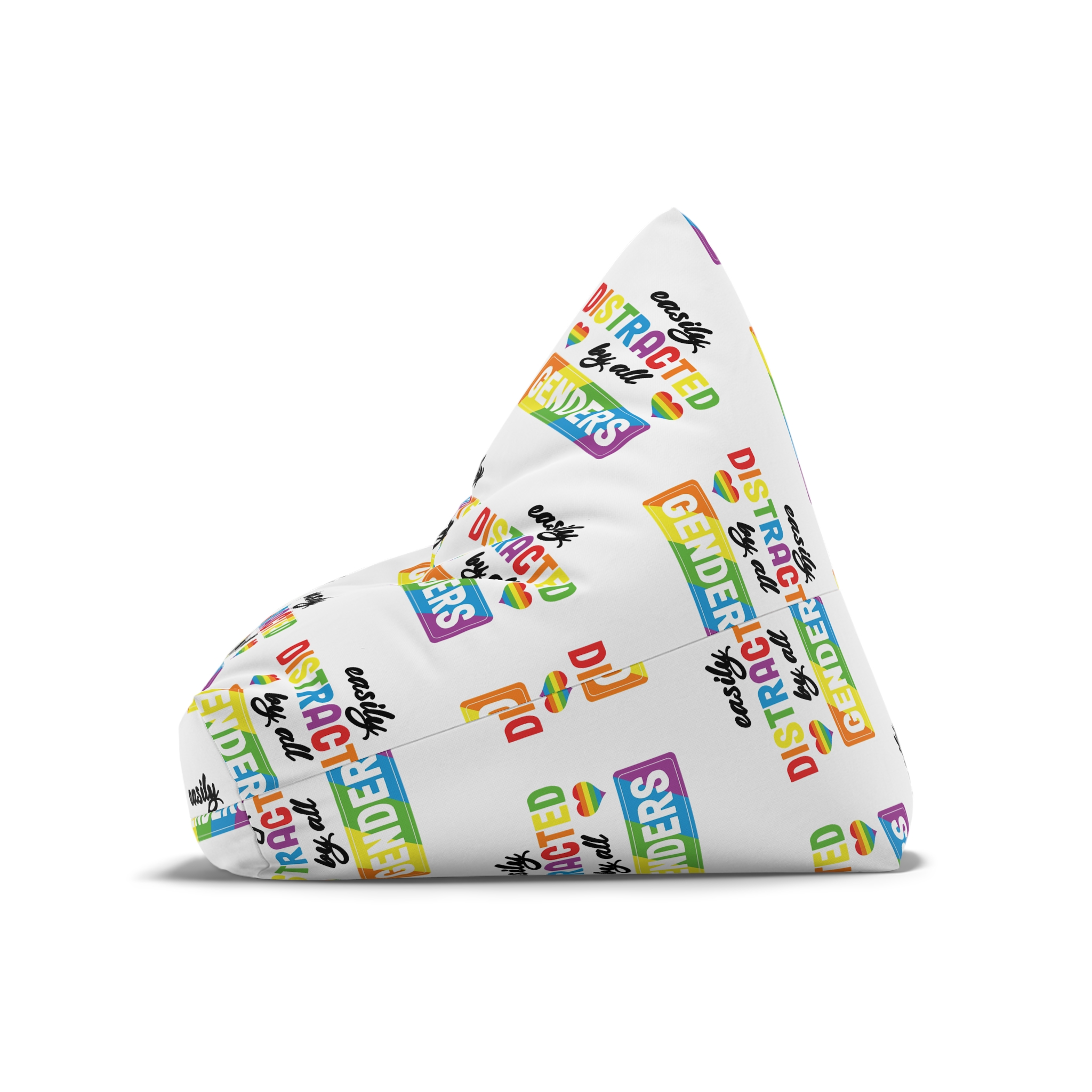 Lgbt Part Svg Tshirt Design Lgbt Part Svg Cut Files Design Lgbt Part Typography Vector Design (1) Bean Bag Chair Cover - Image 8