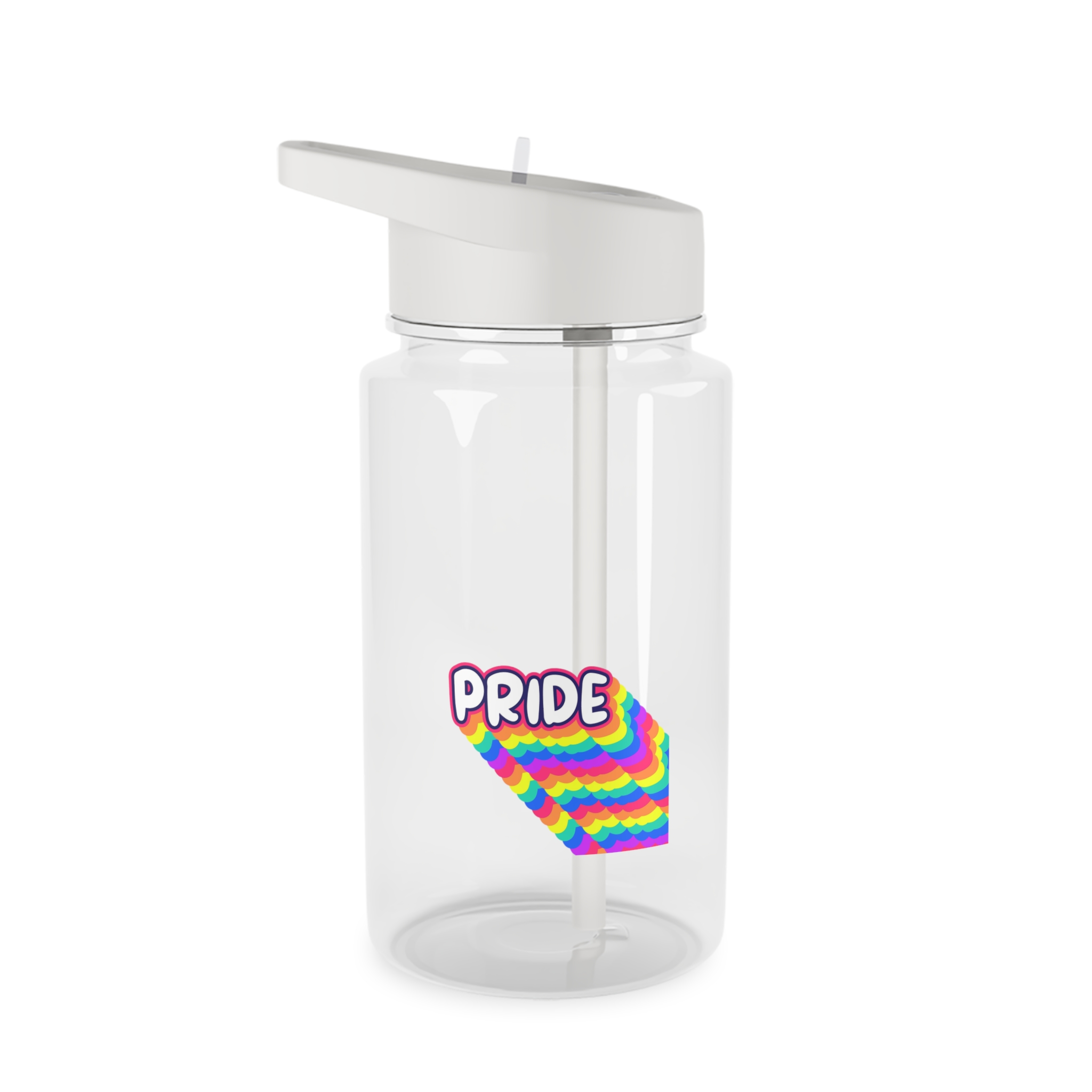 Pride Text Lettering Pride Month Celebration Poster Tritan Water Bottle