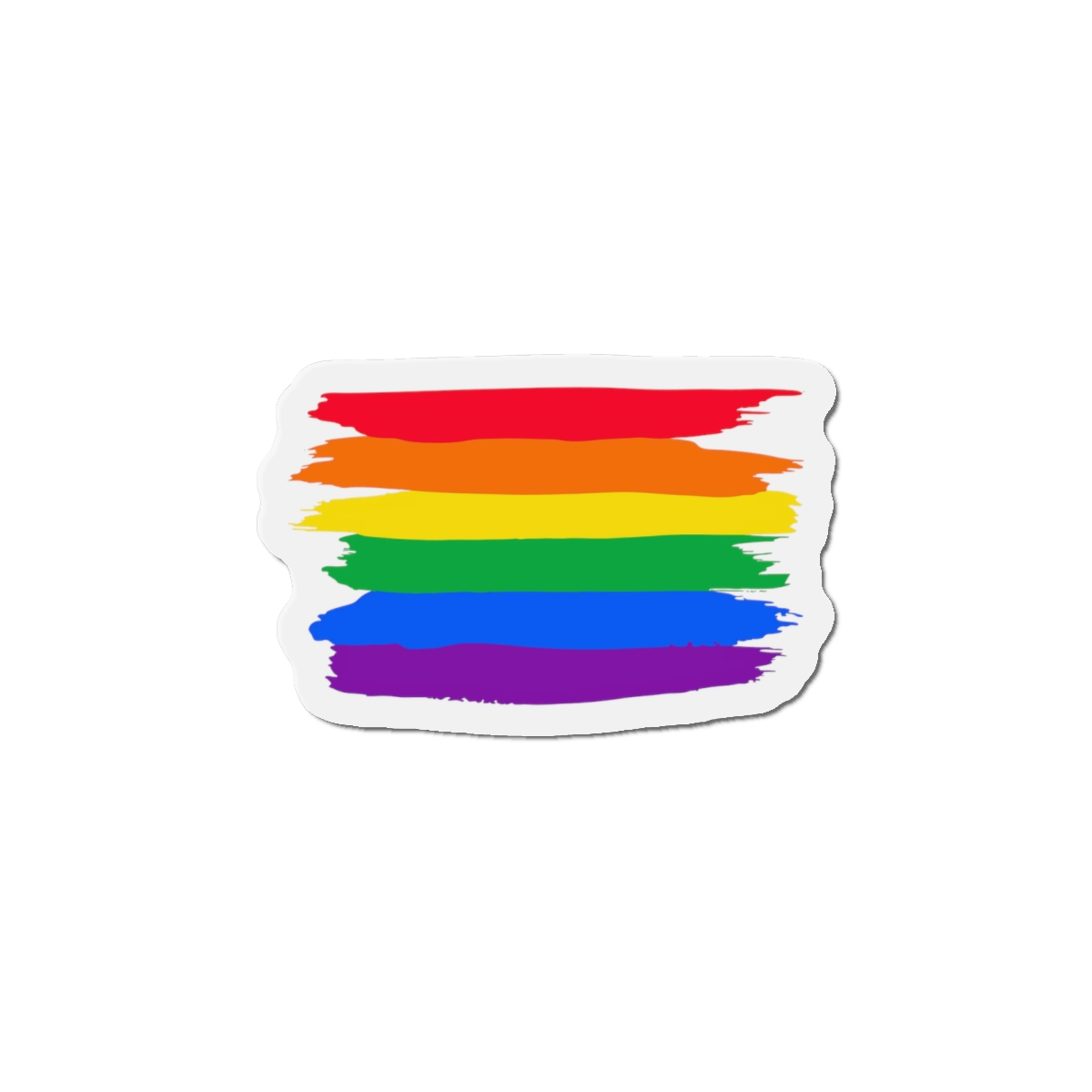 Watercolor Pride Day Flag Die Cut Magnets - Image 10