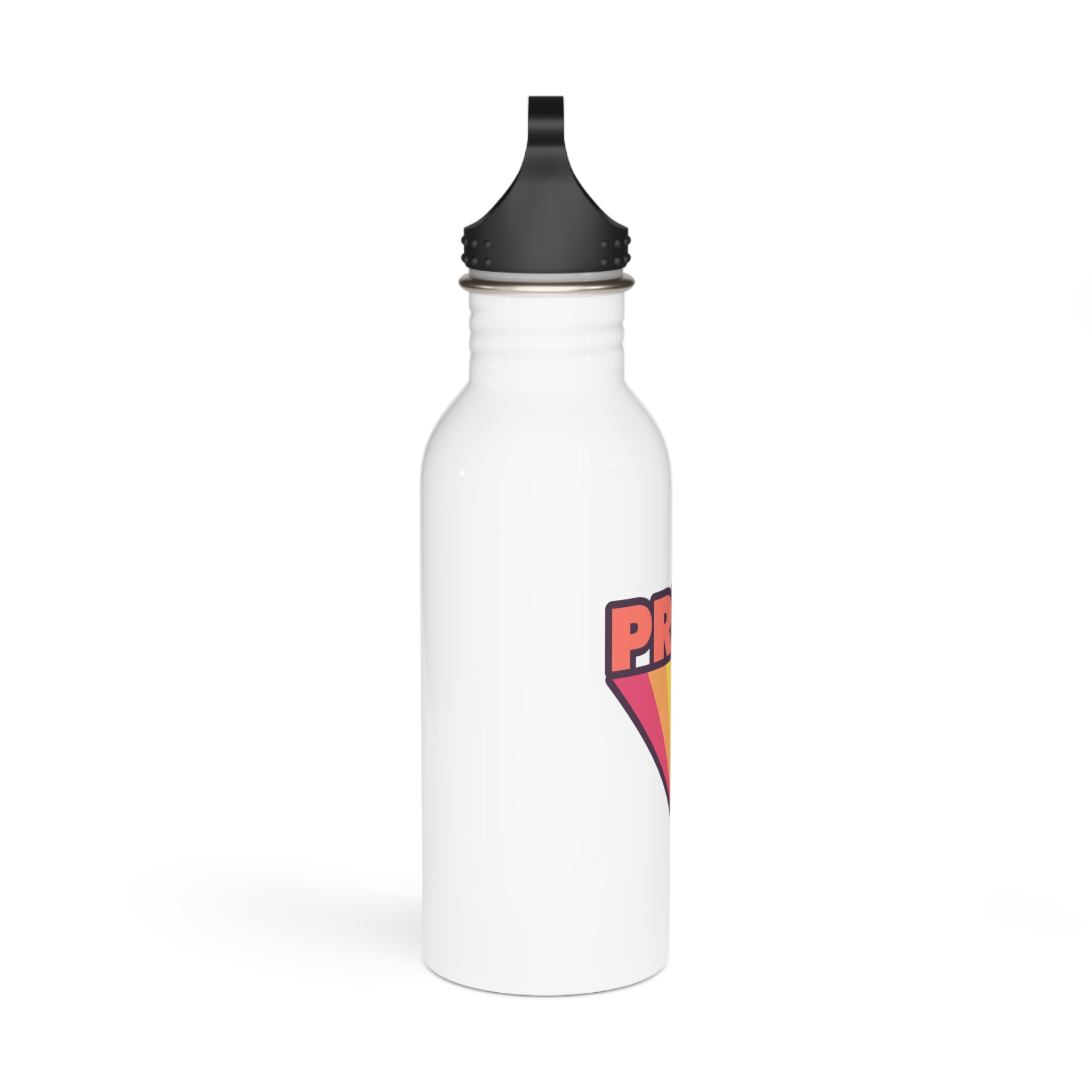 Pride With Rainbow1 Stainless Steel Water Bottle - Image 2