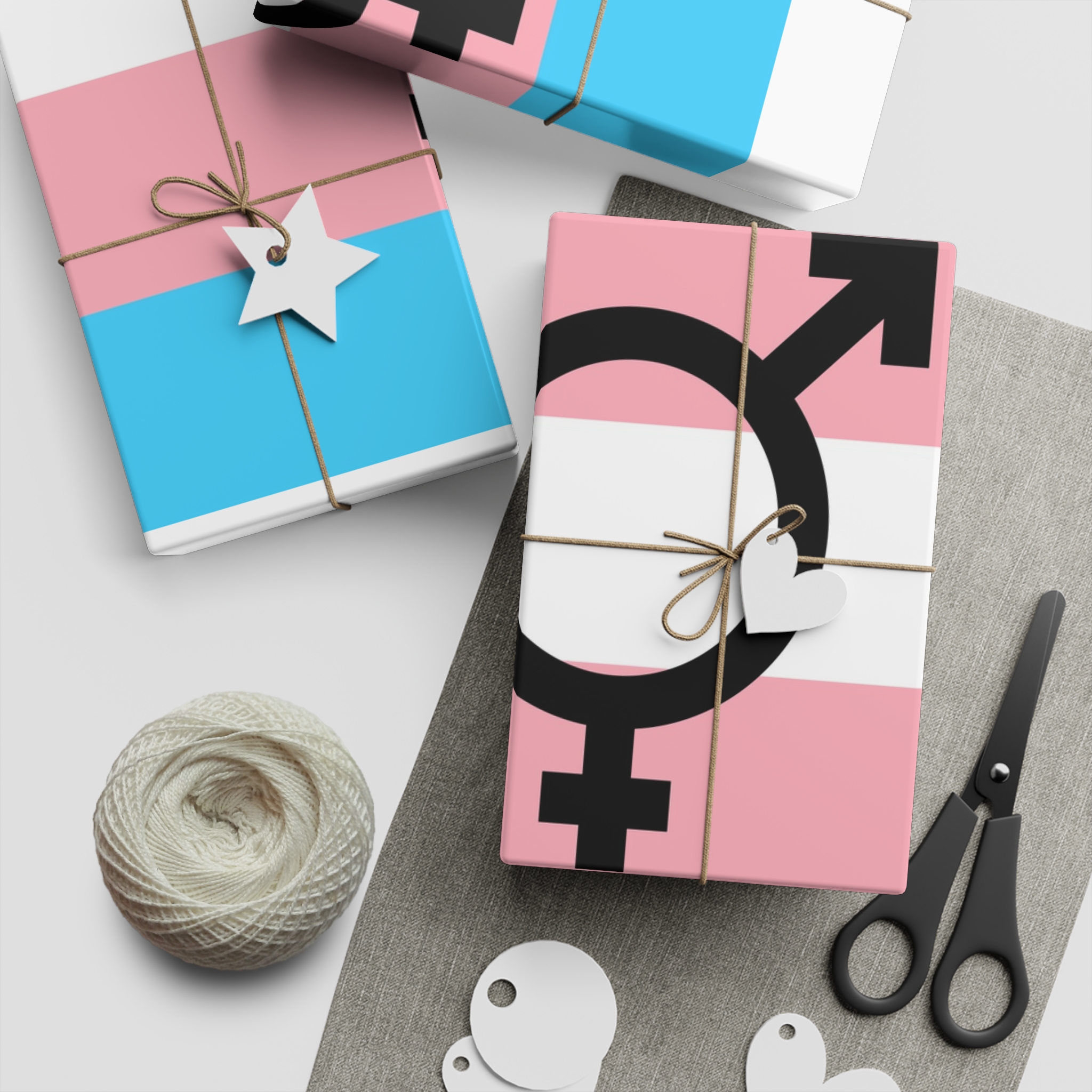 Lesbian Pride Design 8F6ADF Gift Wrapping Paper Sheets 1pc - Image 5