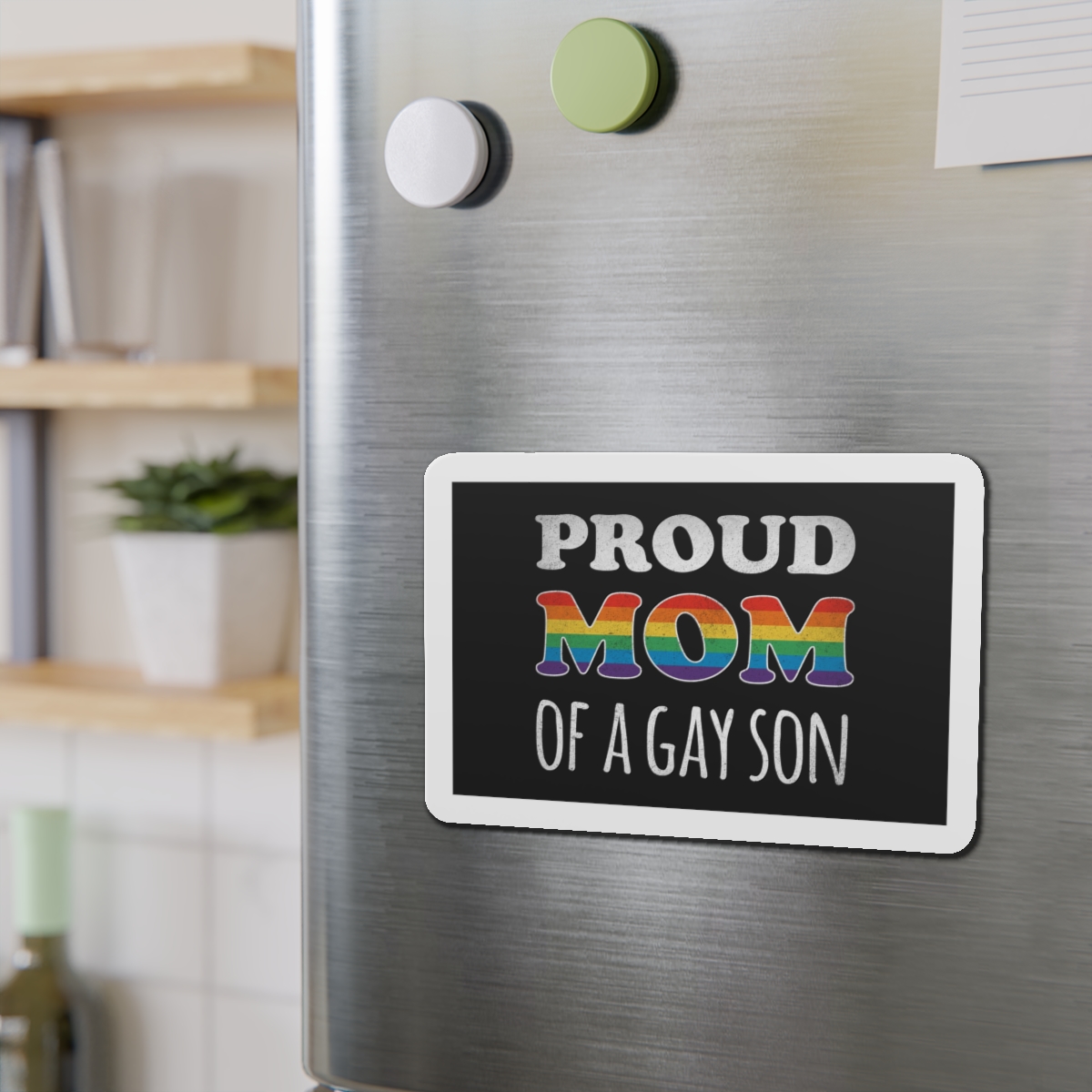 Mother Day Pride Rainbow Typography Vector Premium T Shirt(4) Die Cut Magnets - Image 15