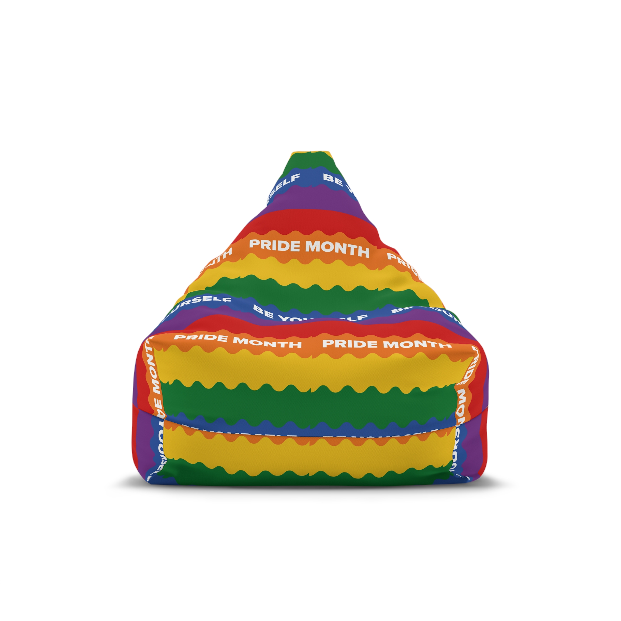 Lgbt Pride Month June Lesbian Gay Bisexual Transgender Lgbtq Flag Rainbow Vector Bean Bag Chair Cover