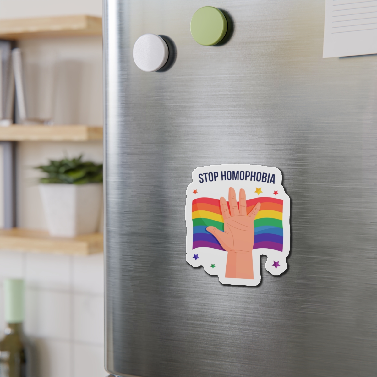Stop Homophobia Die Cut Magnets - Image 9