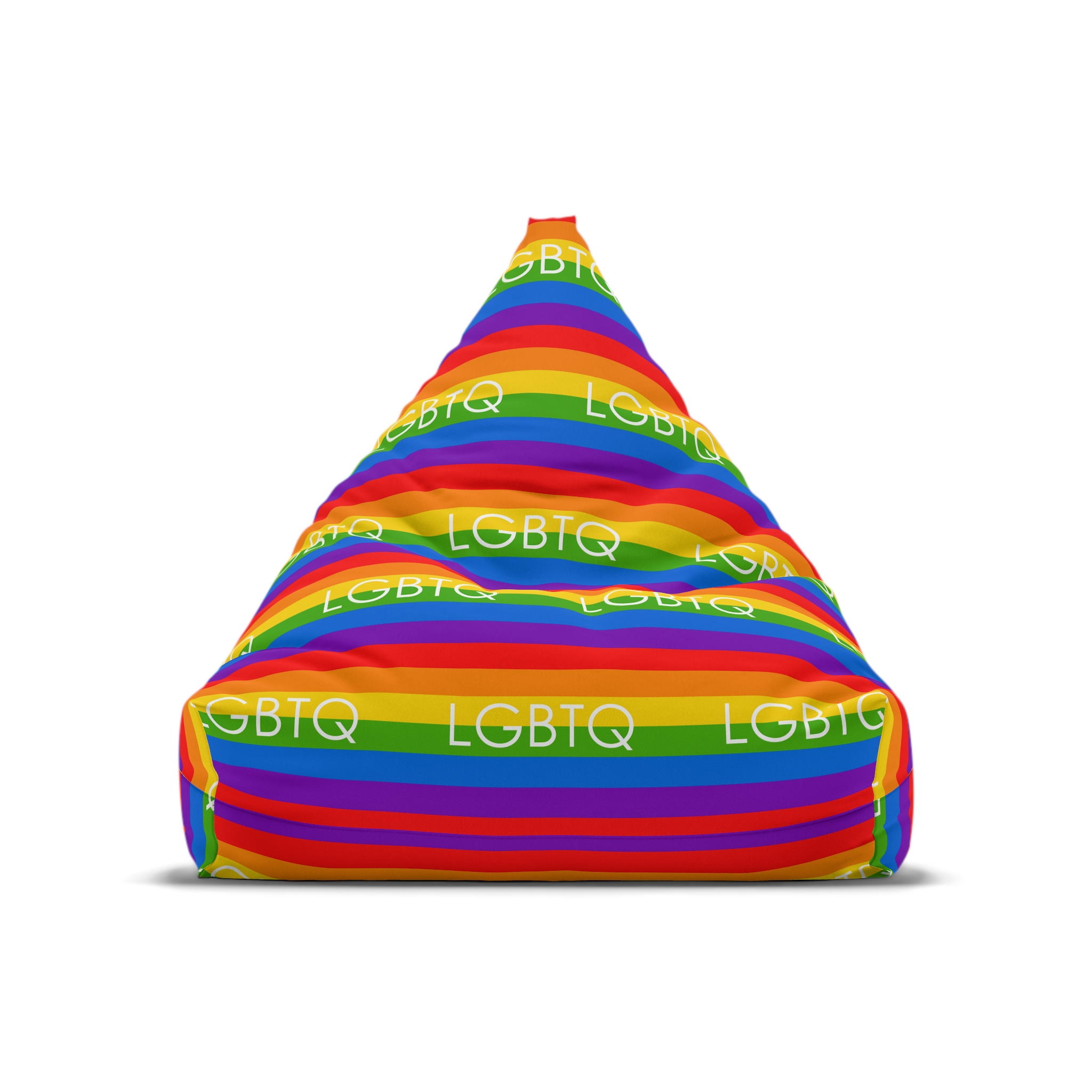 Lesbian Gay Bisexual Transgender Queer Flag Rainbow Pride Flag Lgbtq Bean Bag Chair Cover - Image 5