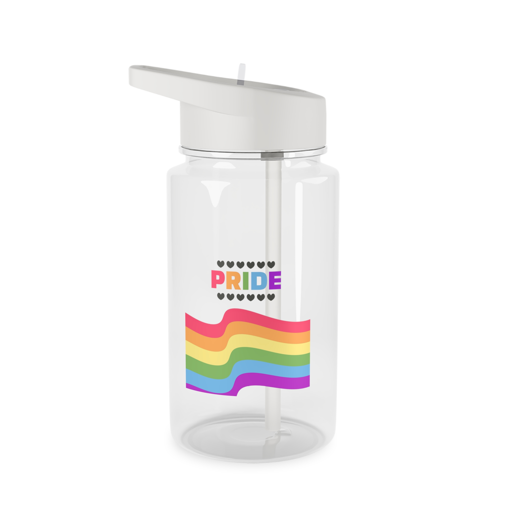 Pride Background With Flag Lgbtq Pride Tritan Water Bottle