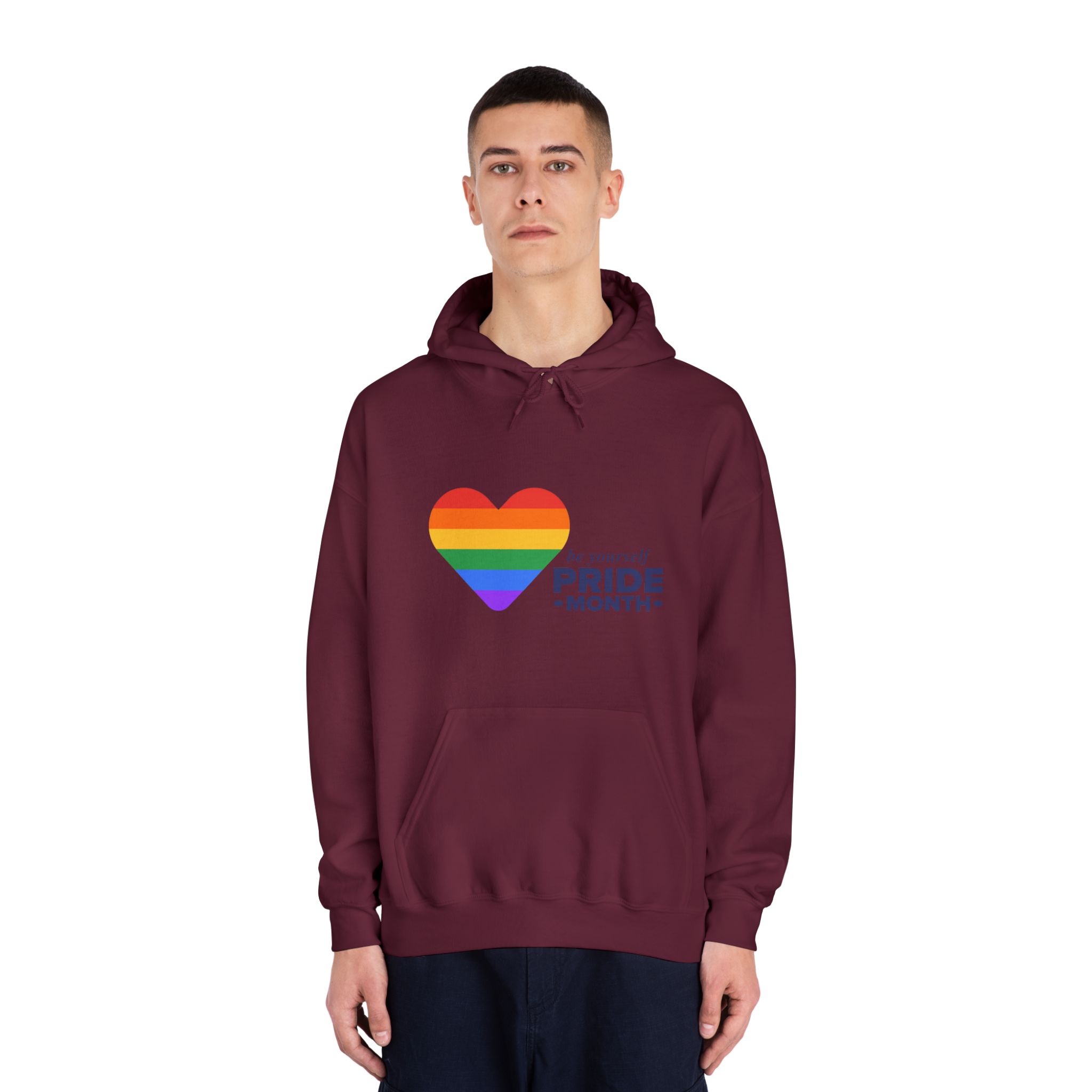 Lgbt Pride Month June Lgbt Flag Rainbow Flag Love Concept Vector Illustration Poster Unisex Dryblend Hooded Sweatshirt - Image 19