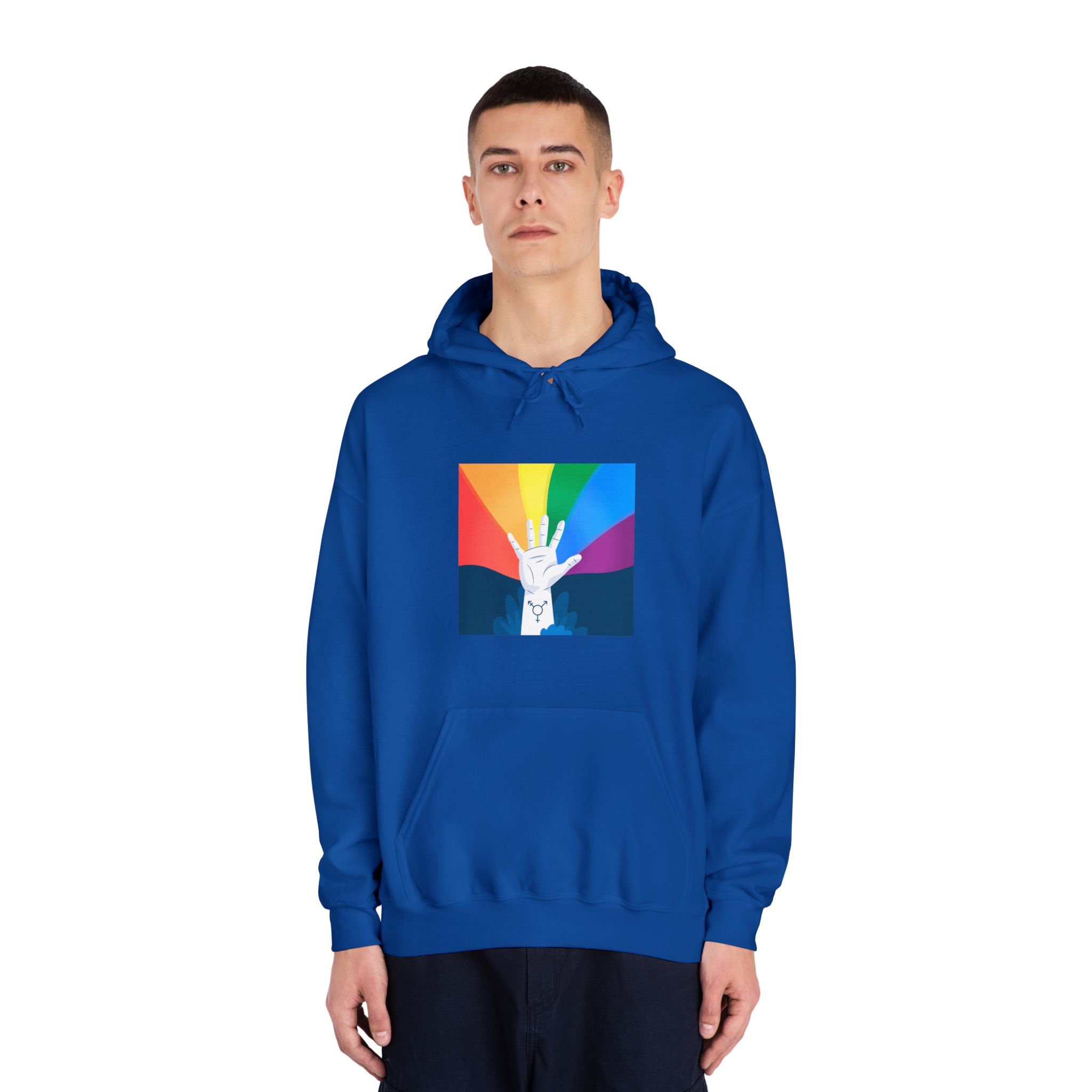 Pride Day Concept Unisex Dryblend Hooded Sweatshirt - Image 27