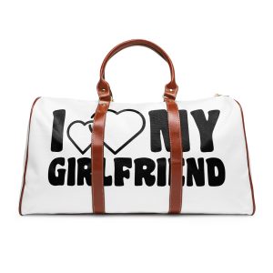 I Love My Girlfriend Iheart My Girlfriend Waterproof Travel Bag