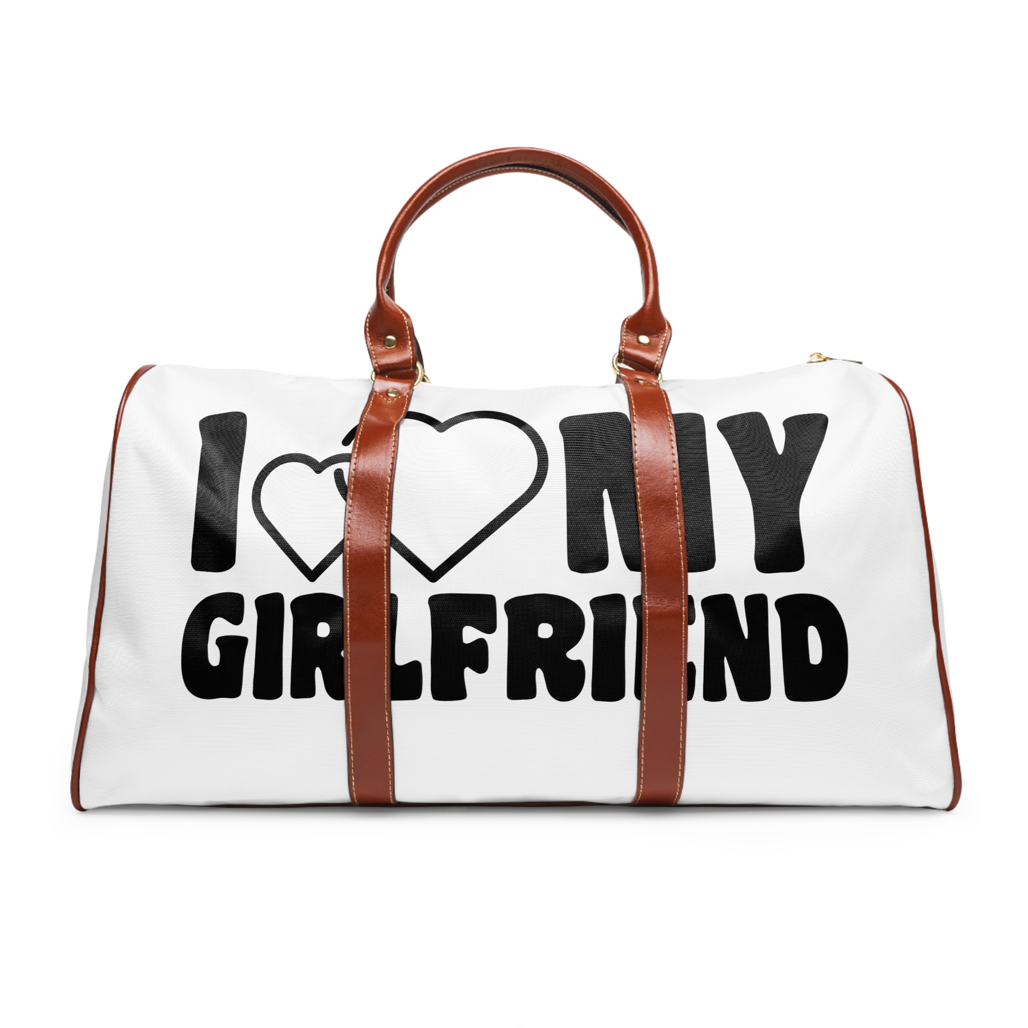 I Love My Girlfriend Iheart My Girlfriend Waterproof Travel Bag