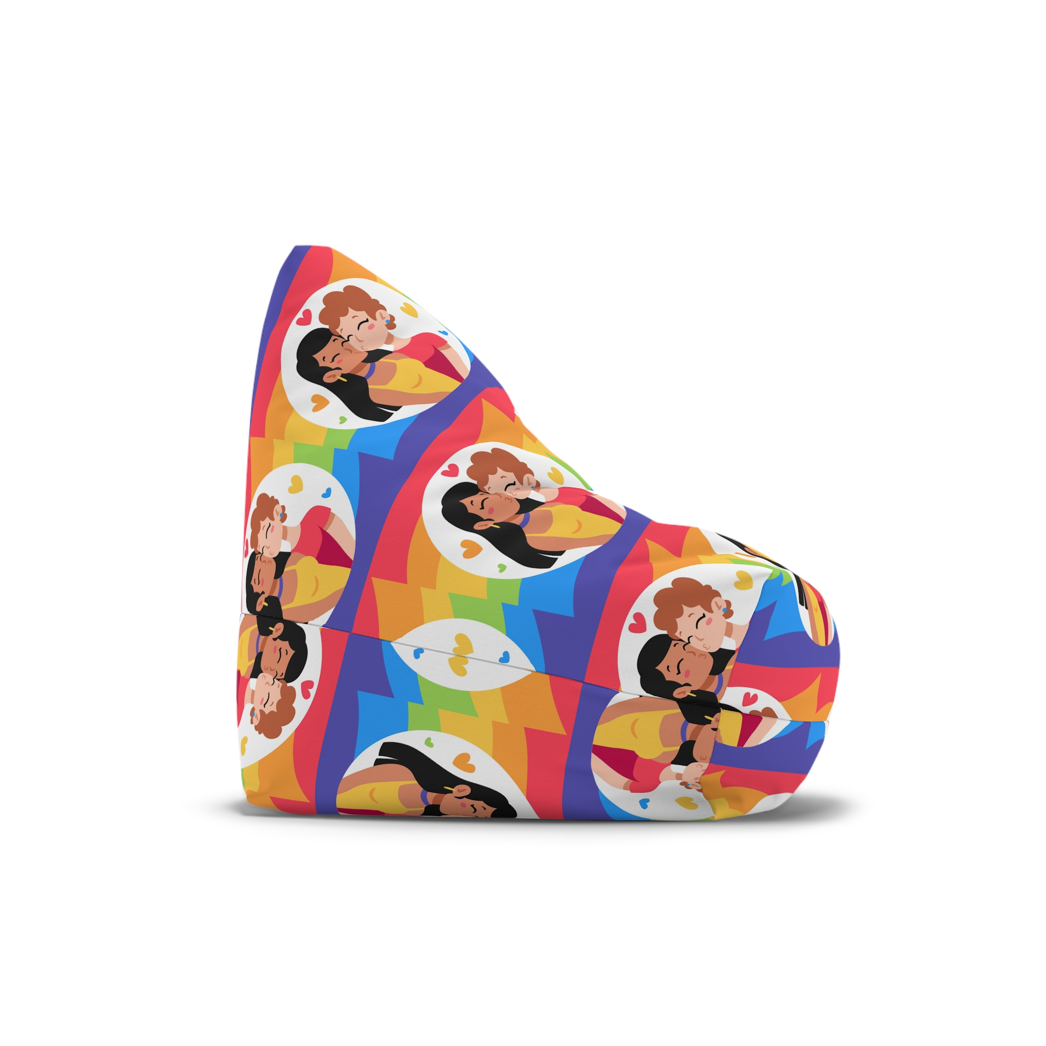 Lesbian Pride Design EF902A Bean Bag Chair Cover - Image 3