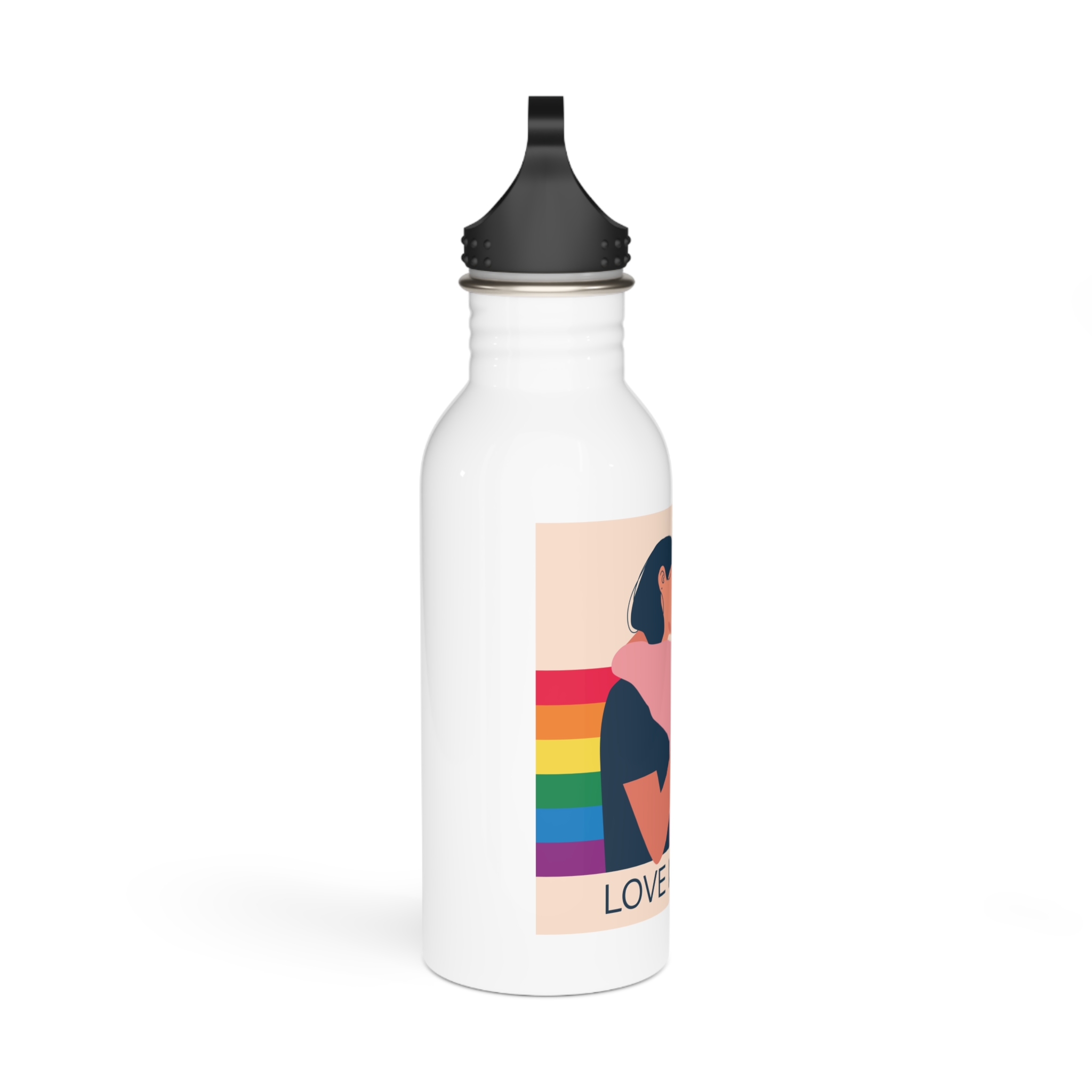 Couple Leasbians Stainless Steel Water Bottle - Image 2