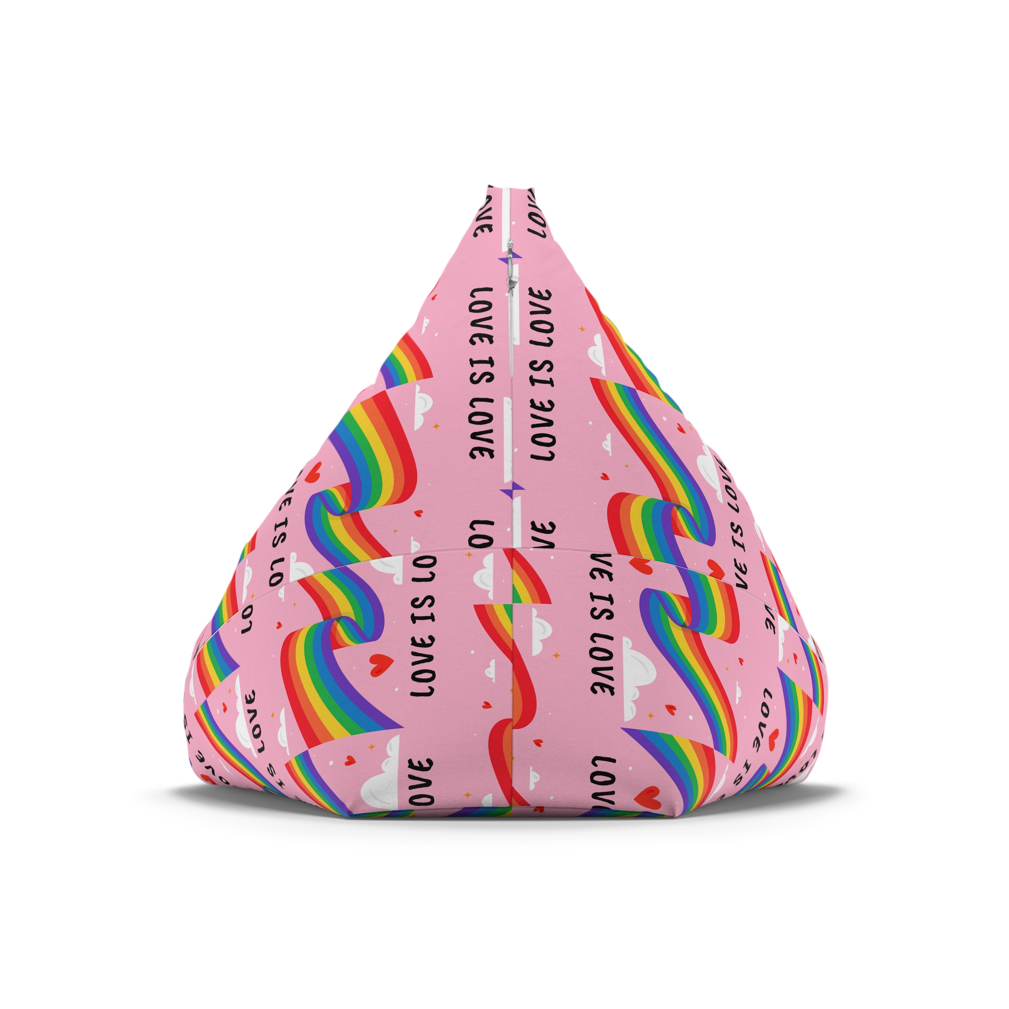 Colorful Flag Pride Day Bean Bag Chair Cover - Image 6