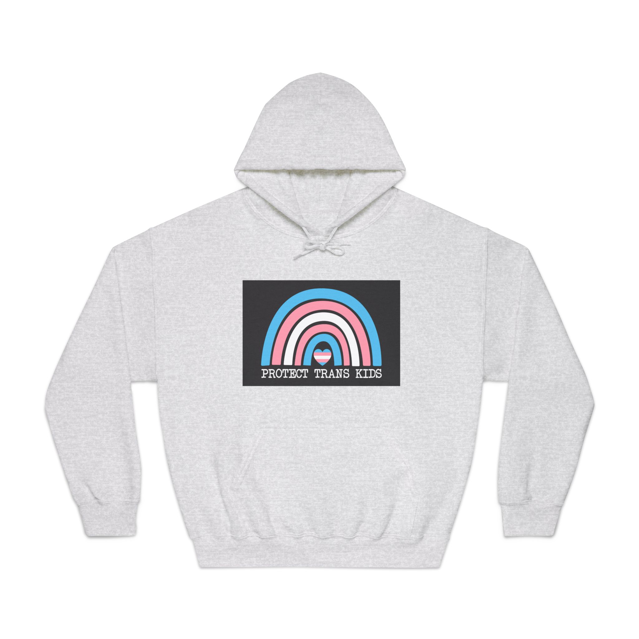 Poster That Says Protection Boys Their Kids Unisex Dryblend Hooded Sweatshirt - Image 5
