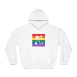 Lovewins Heart Hd 2 Unisex Dryblend Hooded Sweatshirt