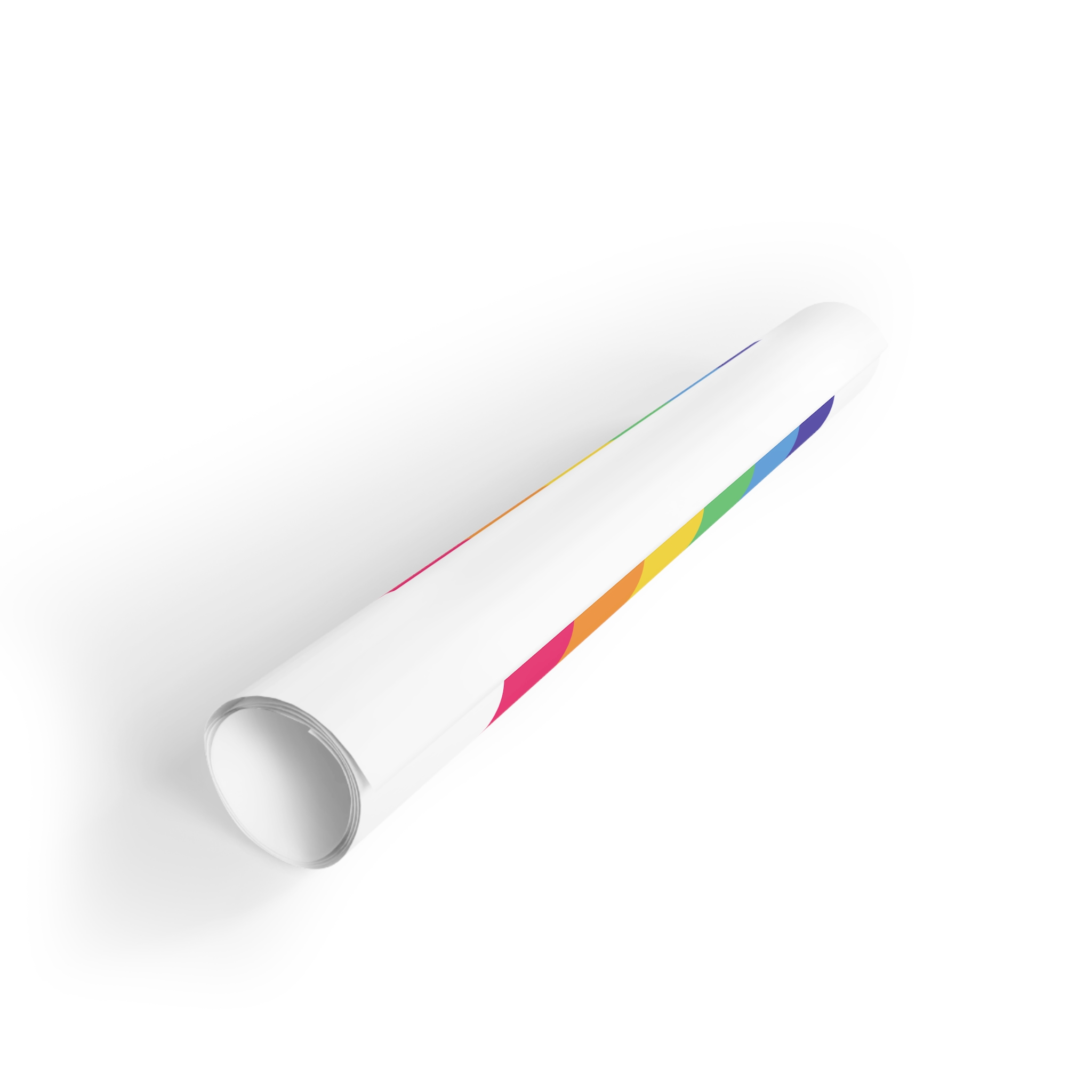 Happy Pride Month Rainbow Background Template Design Gift Wrapping Paper Rolls 1pc - Image 2