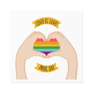 Pride Day Concept(1) Laminate Stickers Square