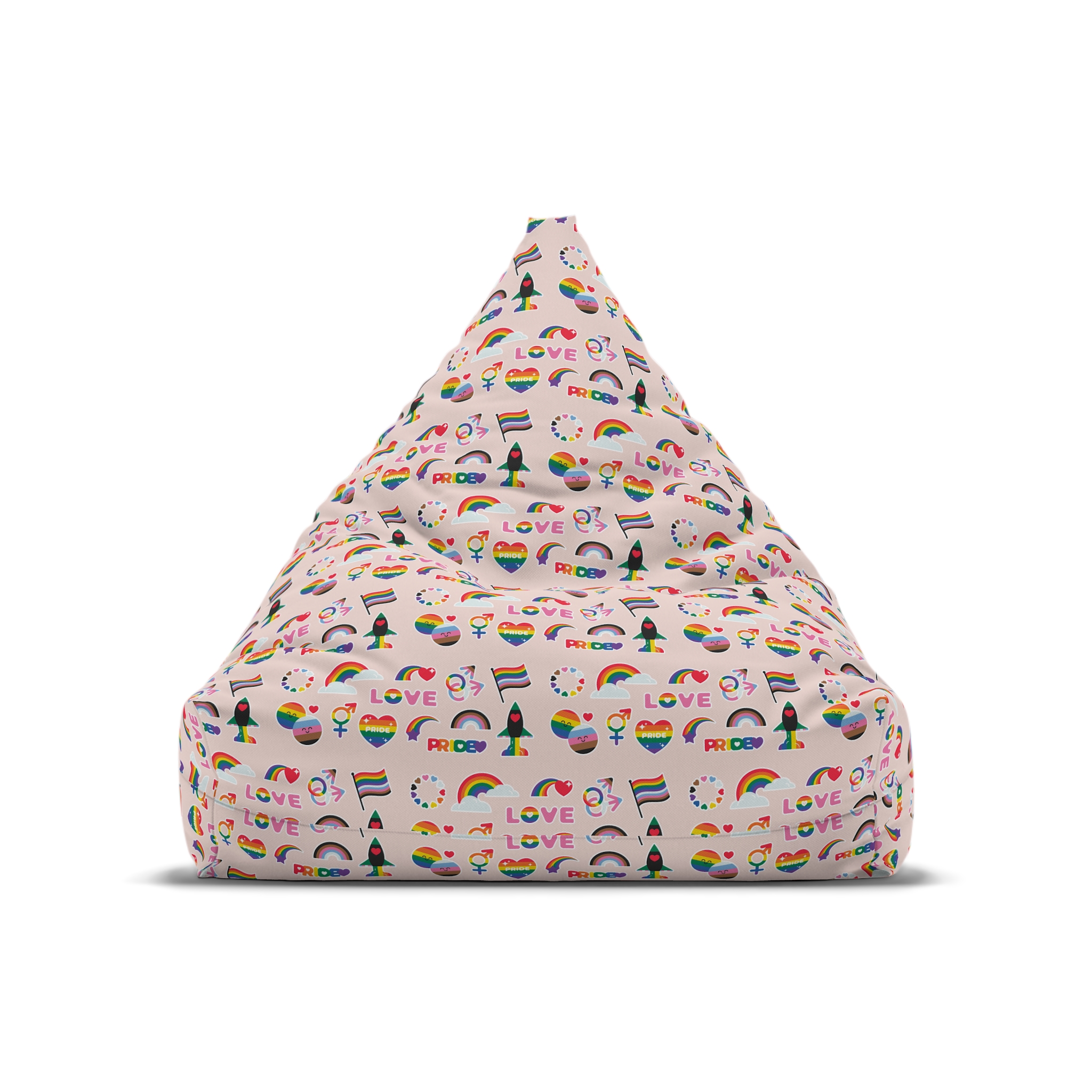 Lesbian Pride Design 050ECB Bean Bag Chair Cover - Image 5