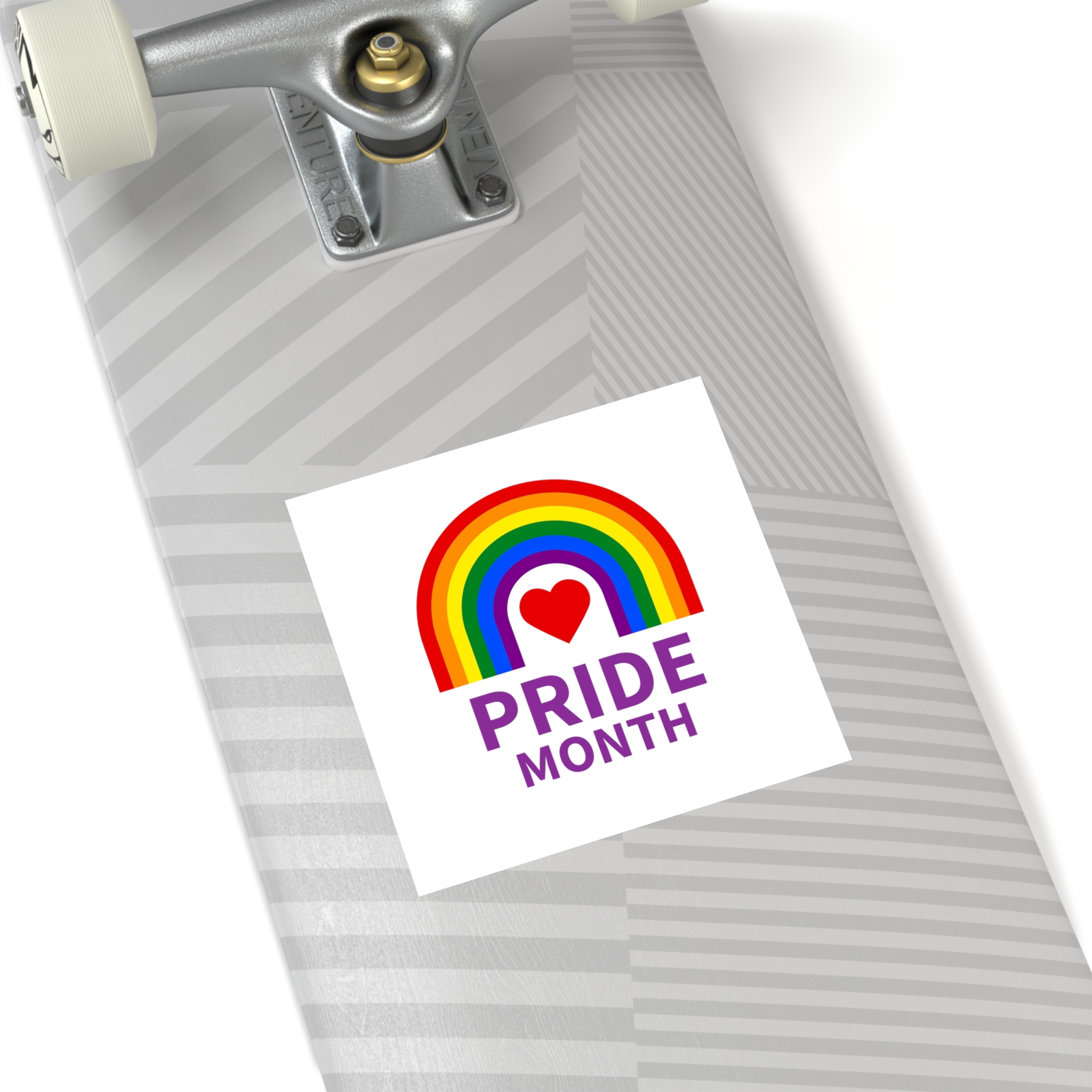 Pride Month Logo Template Design Laminate Stickers Square - Image 36