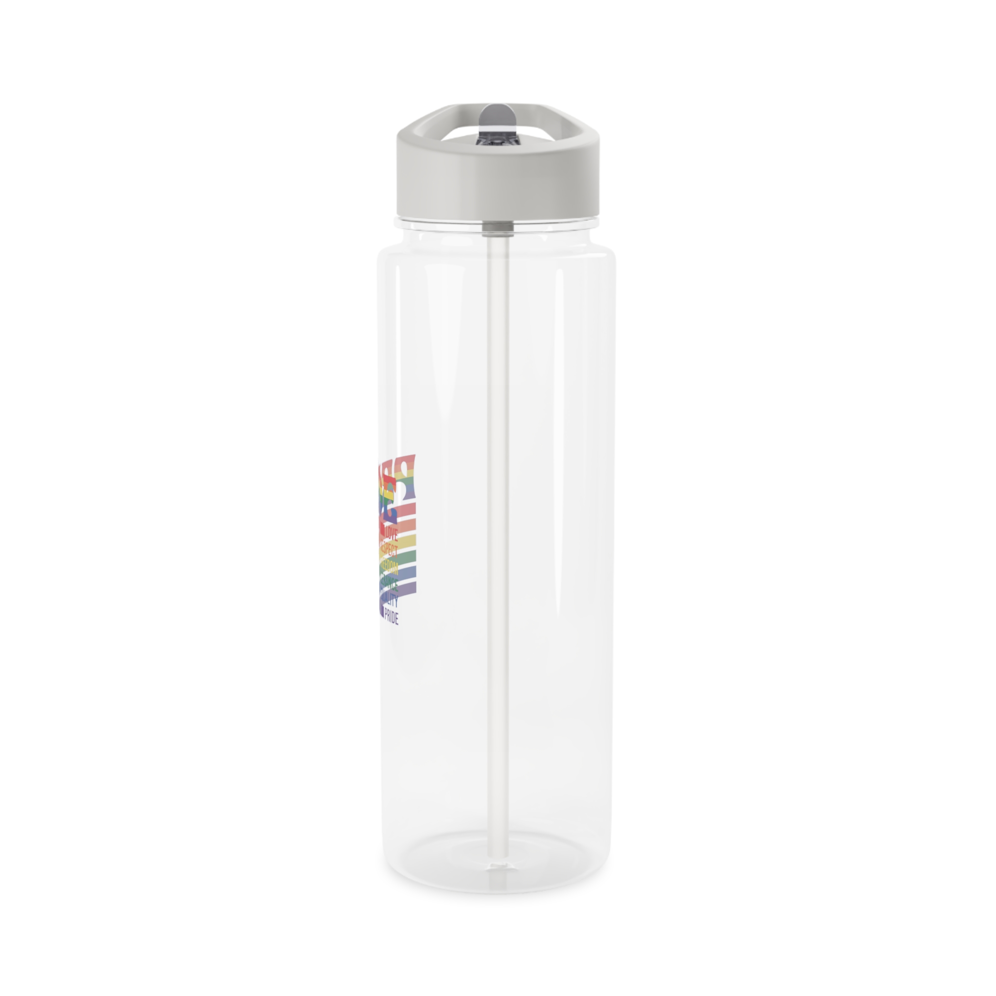 Pride Lgbtq Gay Typography Vector Tshirt Design1 Tritan Water Bottle - Image 7