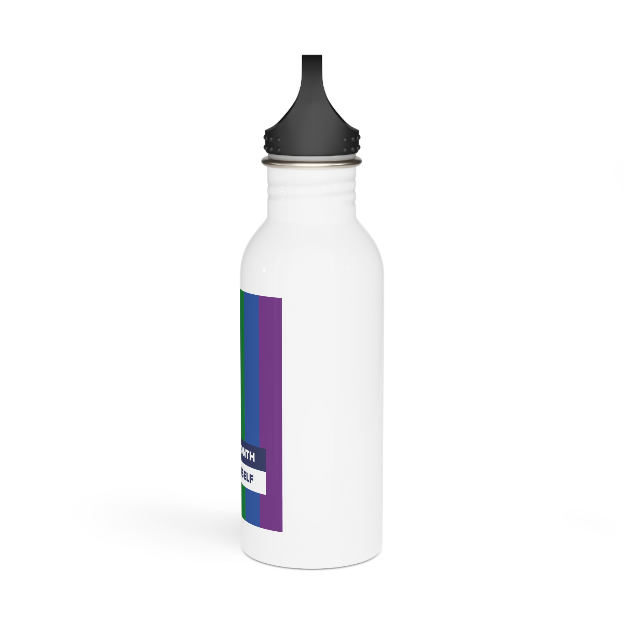 Lesbian Pride Design 8F6ACB Stainless Steel Water Bottle - Image 4
