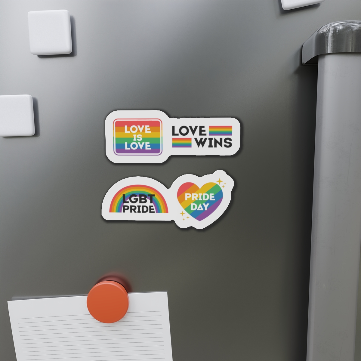 Pride Day Label Collection Design Die Cut Magnets - Image 11