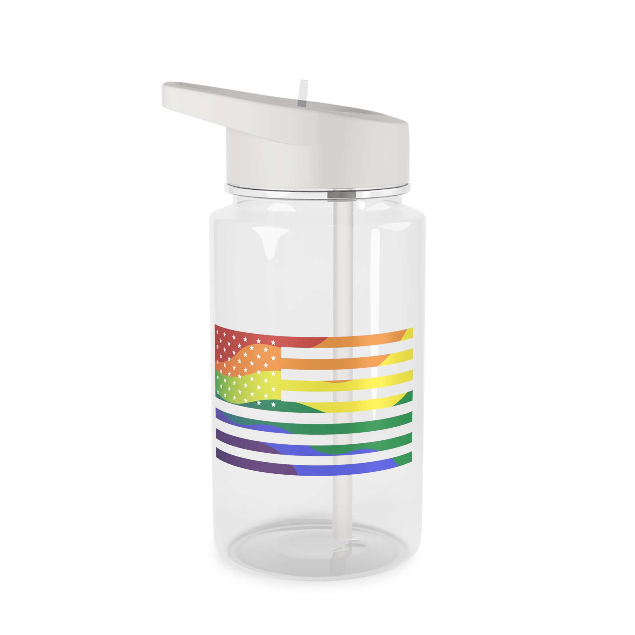 Pride Month America Concept Us Pride Month Flag Tritan Water Bottle