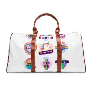 Labels Design Pride Day Event Waterproof Travel Bag