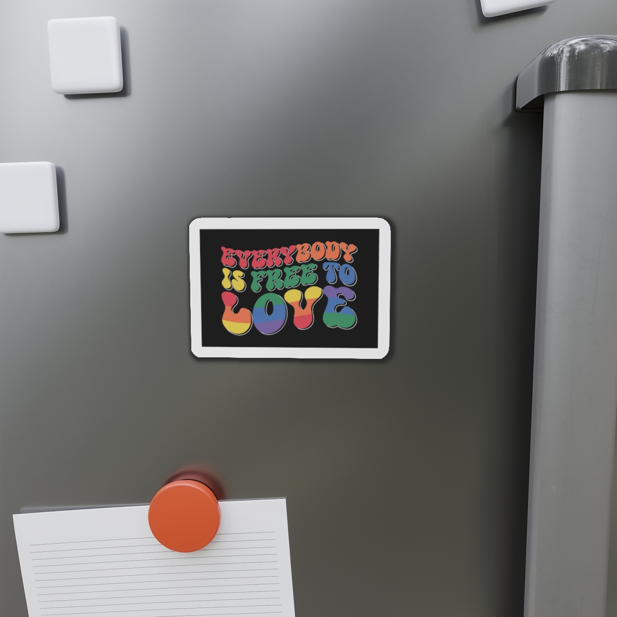 Pride Lgbt Gay Retro Tshirt Design Die Cut Magnets - Image 8