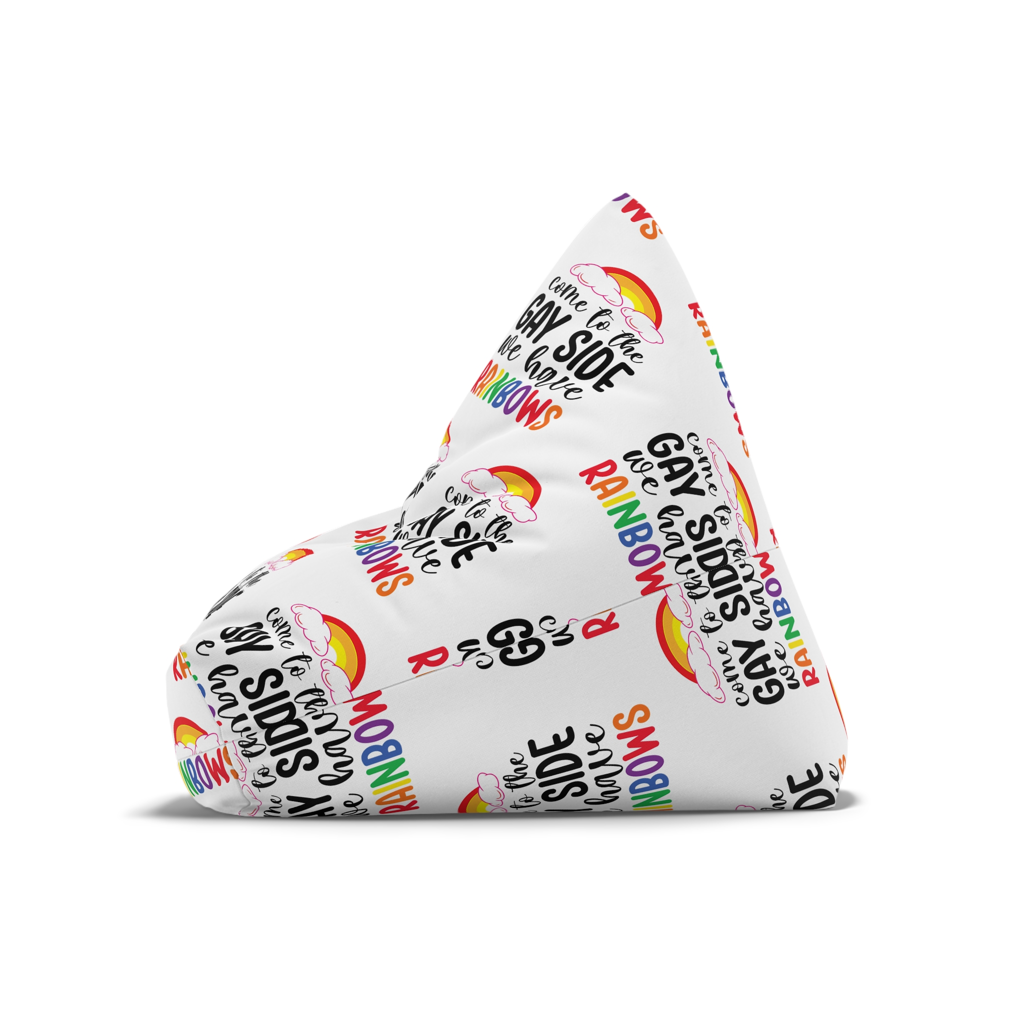 Gay Pride Svg Design Bean Bag Chair Cover - Image 8
