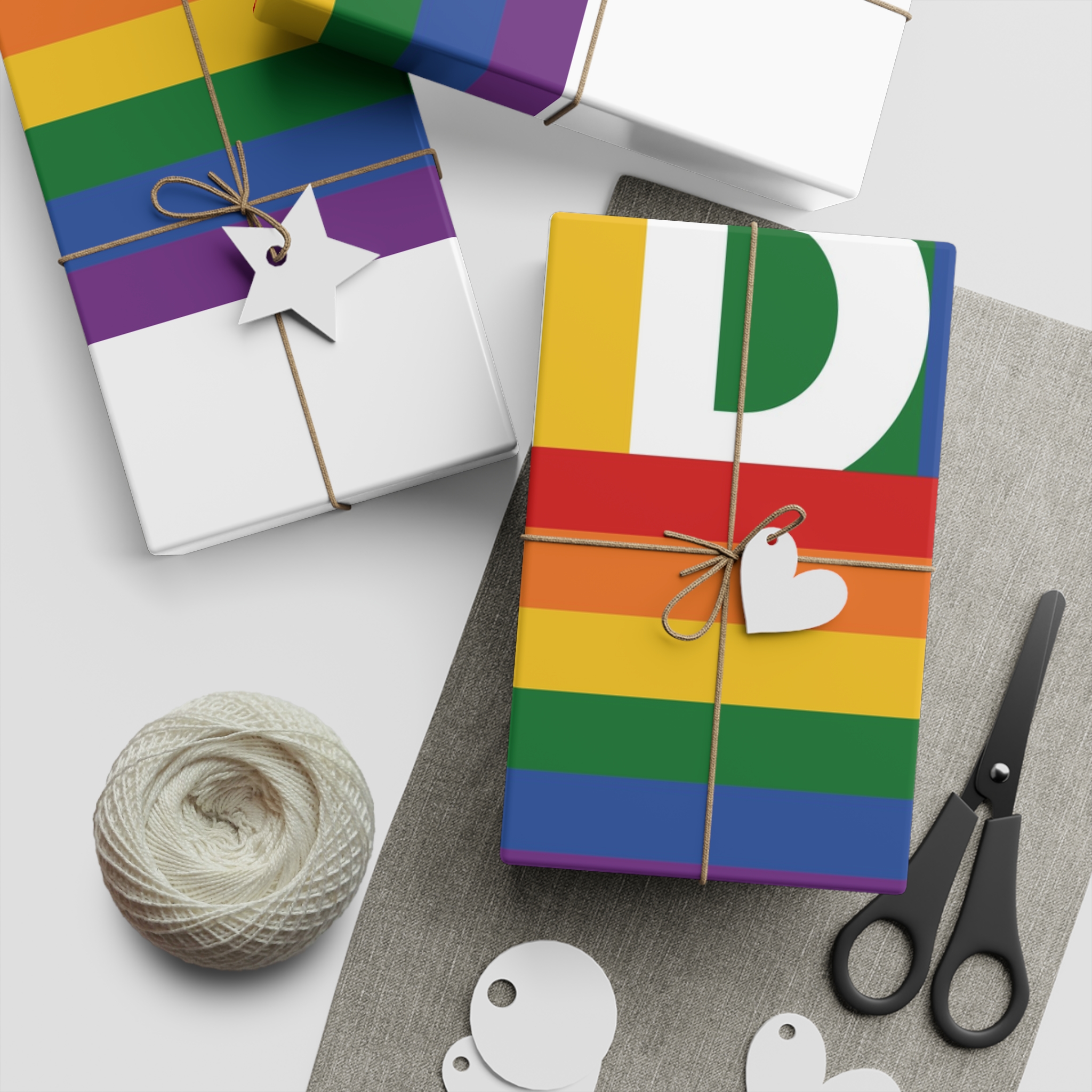 Lesbian Pride Design E2364B Gift Wrapping Paper Sheets 1pc - Image 5
