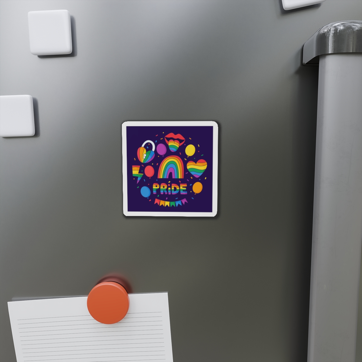 Hand Drawn Elements Collection Pride Month Celebration Die Cut Magnets - Image 5
