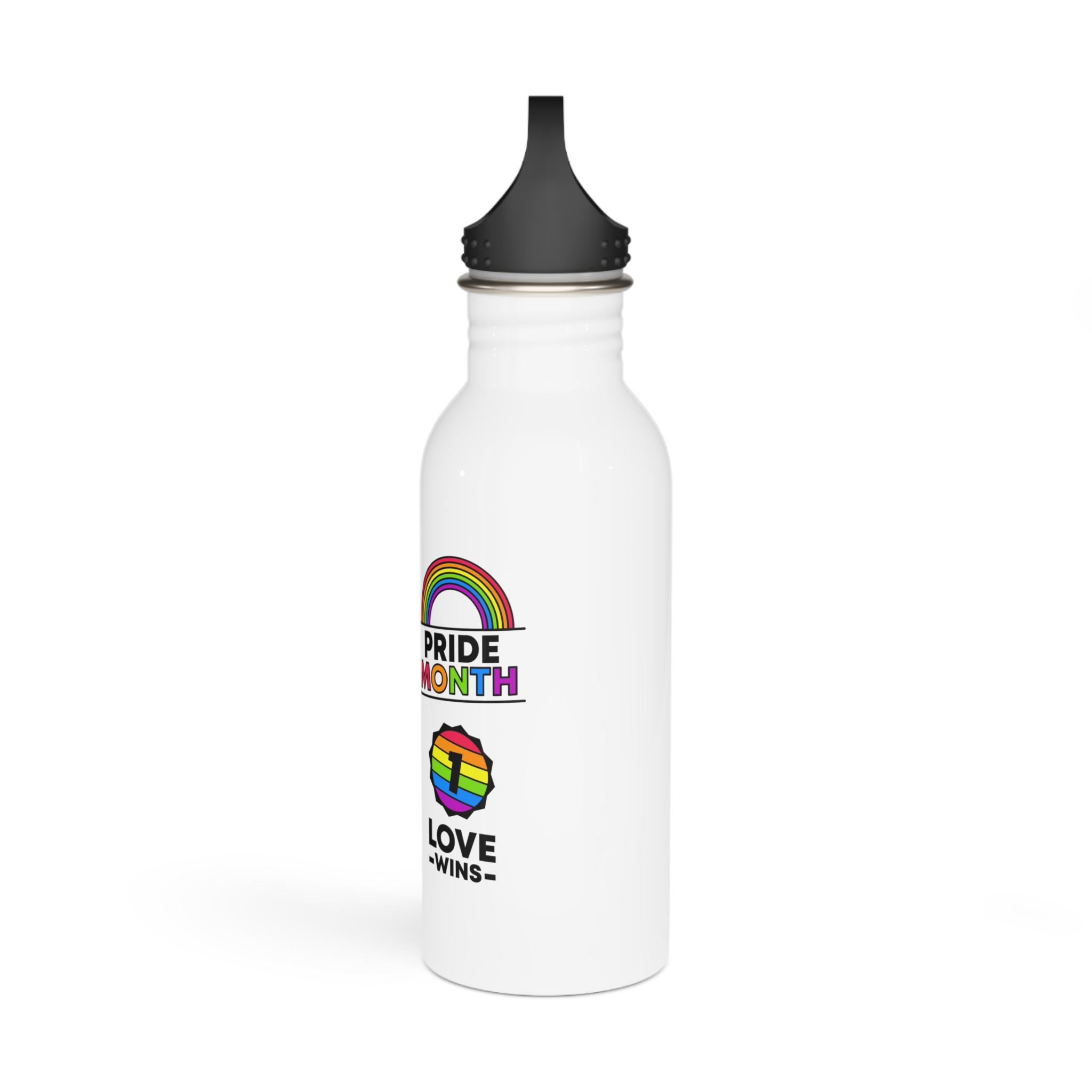 Pride Day Label Collection Stainless Steel Water Bottle - Image 4