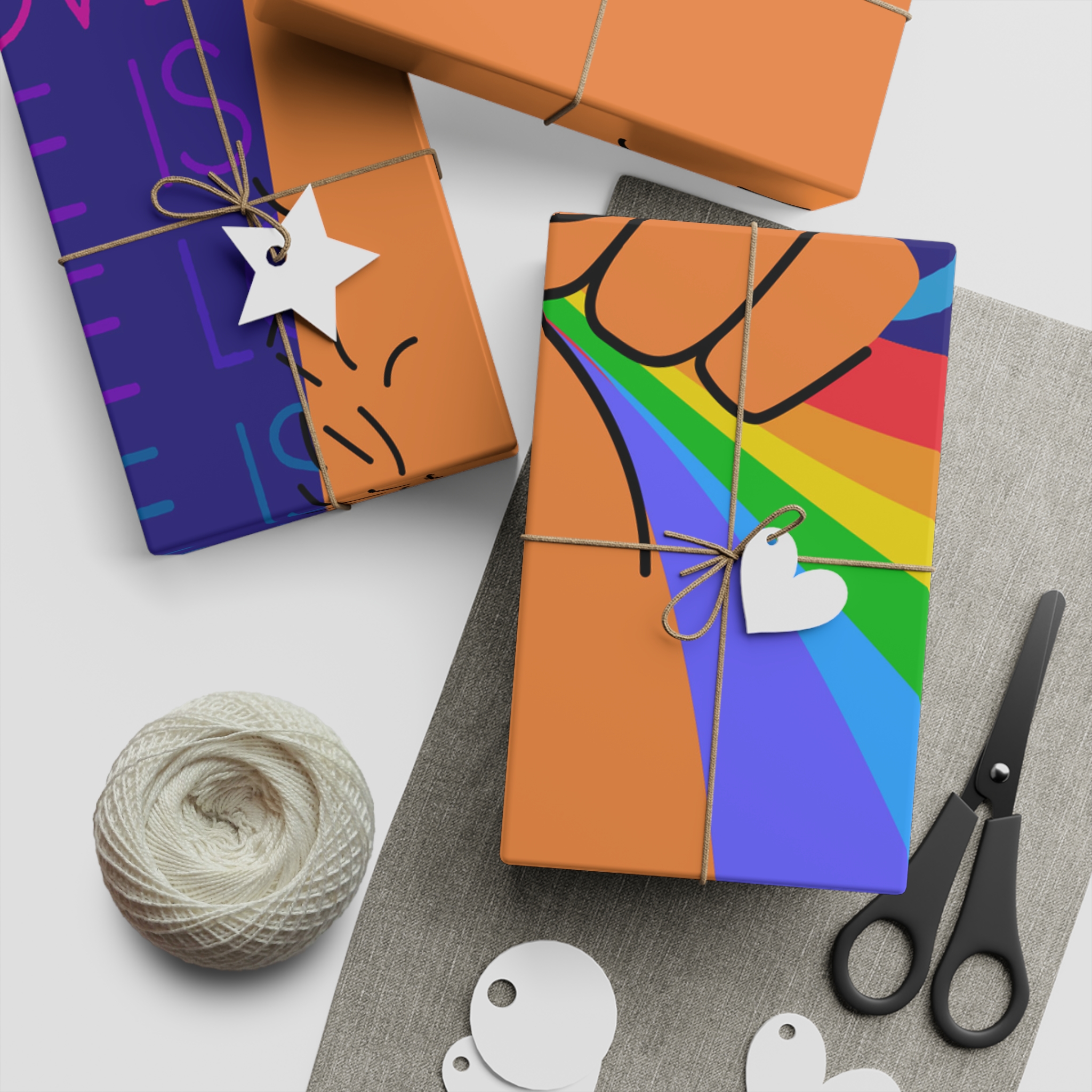 Pride Day Concept(1) Gift Wrapping Paper Sheets 1pc - Image 5