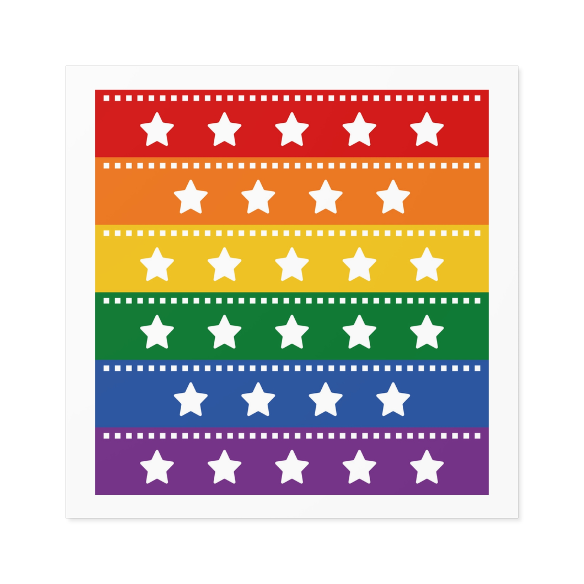 Lgbt Pride Month June Lesbian Gay Bisexual Transgender Lgbtq Flag Rainbow Vector(4) Laminate Stickers Square - Image 21