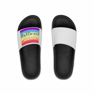 Pride Concept Background Lgbtq Pride Mens Slide Sandals