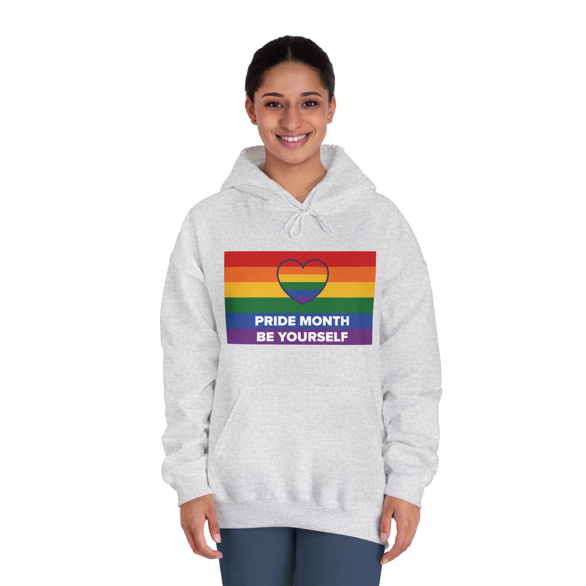 Lgbt Pride Month June Lesbian Gay Bisexual Transgender Lgbtq Flag Rainbow Vector3 Unisex Dryblend Hooded Sweatshirt - Image 8