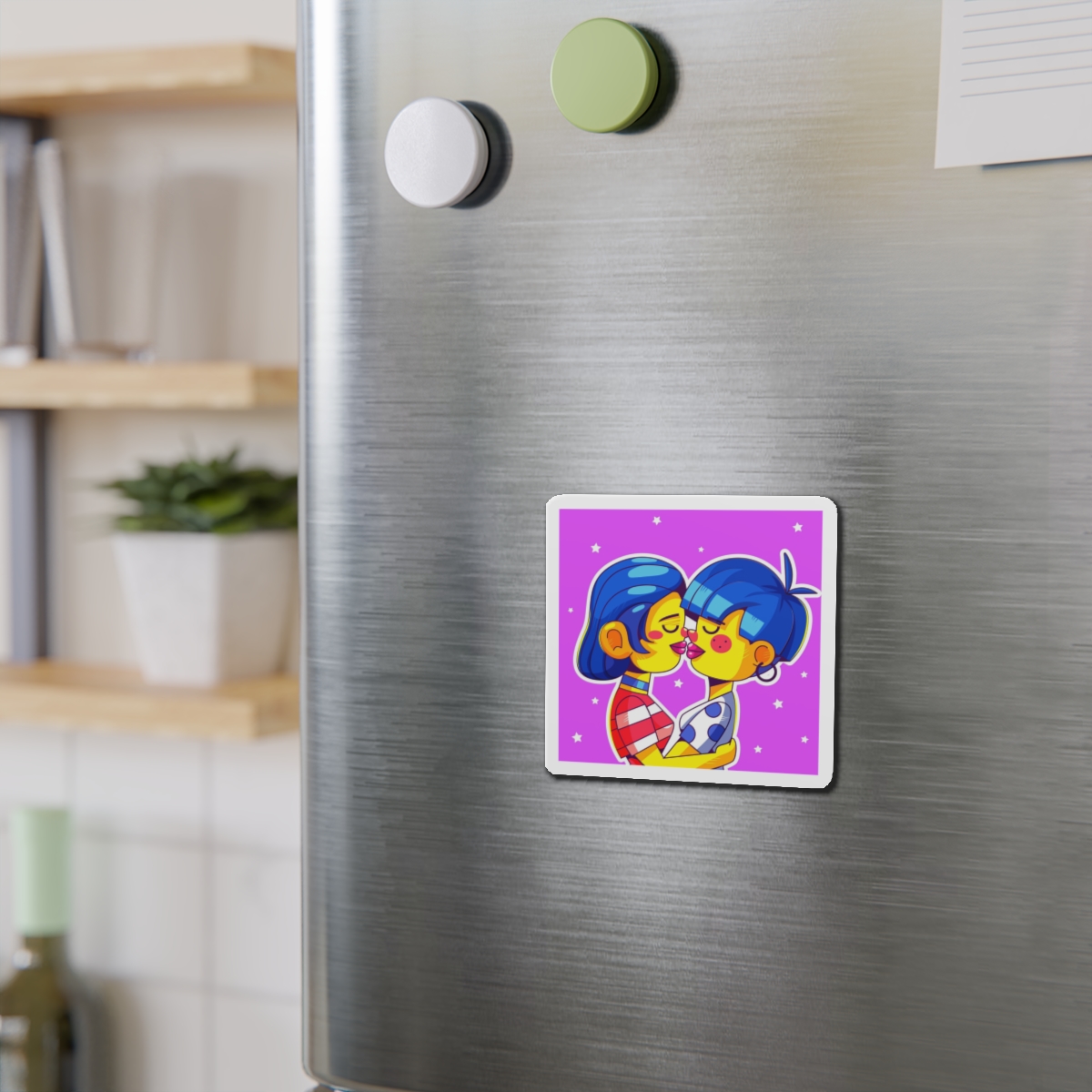 Lesbian Pride Design 4F4976 Die Cut Magnets - Image 6