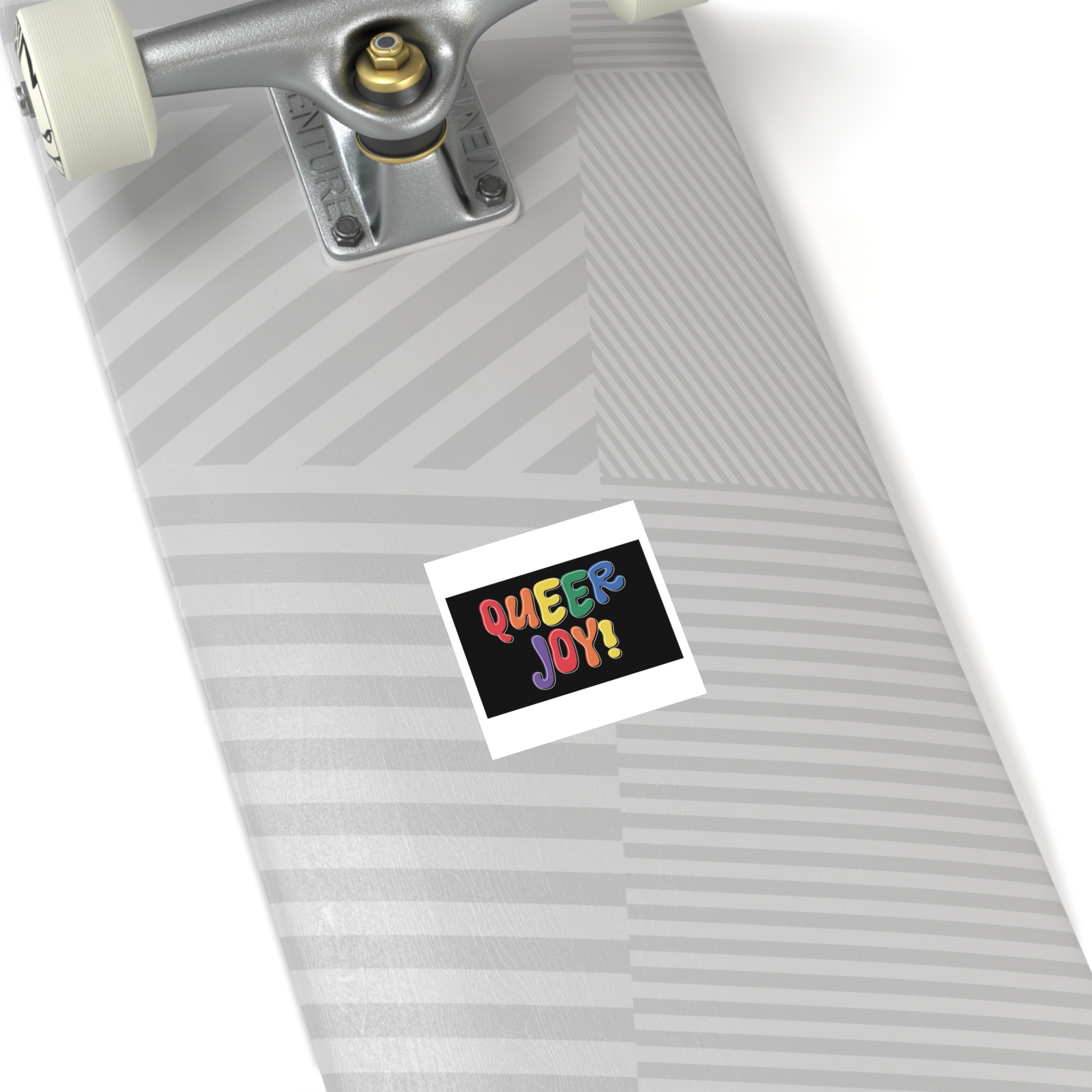 Queer Joy Colorful Celebration Lgbtq Pride Happiness Laminate Stickers Square - Image 16