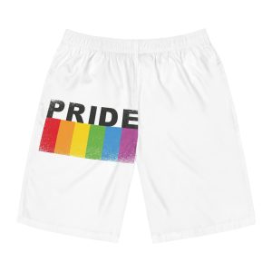 Pride Banner Mens Board Shorts Aop