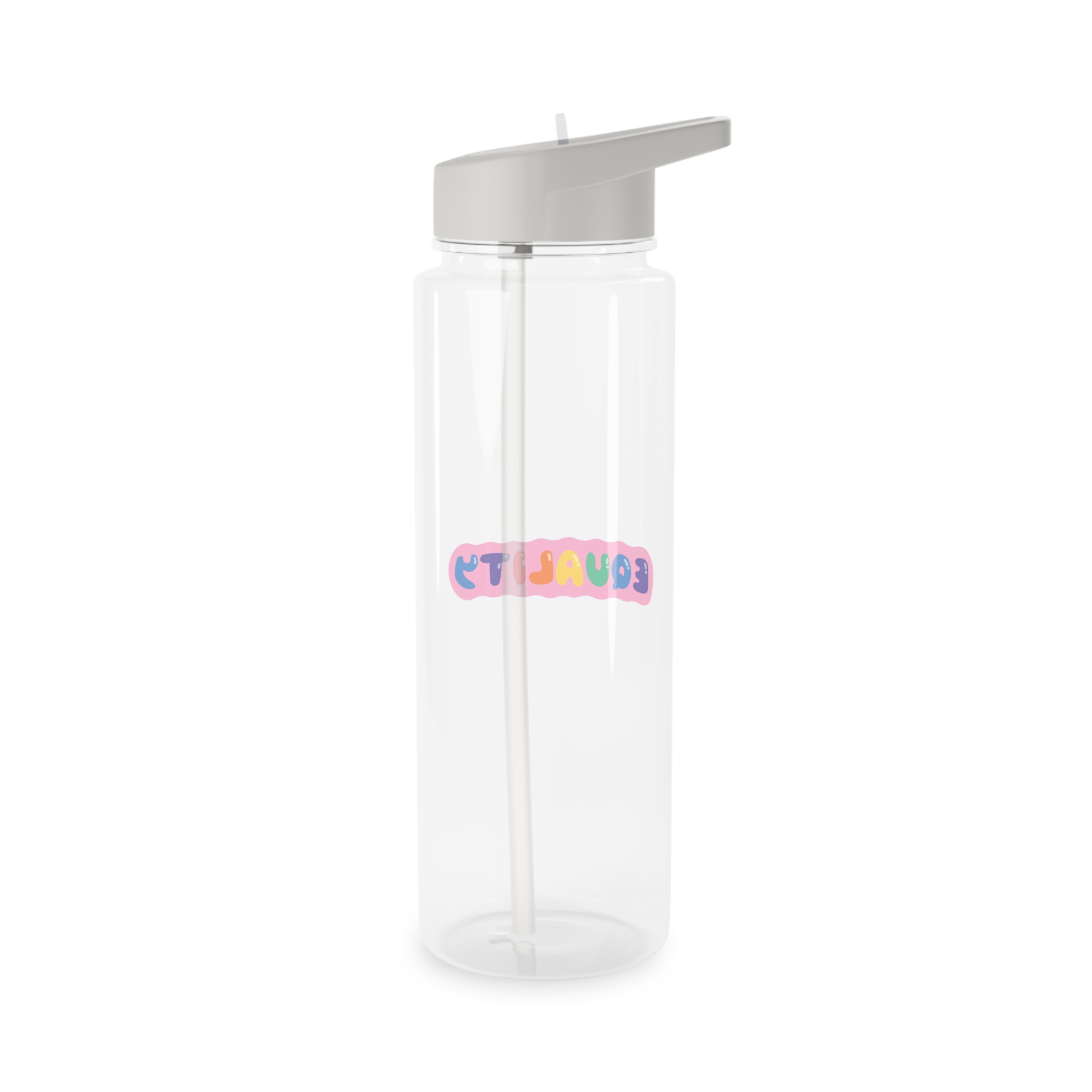 Lgbt Sticker Pack White Background Lgbtq Set Symbol Lgbt Pride Community Rainbow Elements Vector Hand Draw Illustration Hand Drawn Lettering(1) Tritan Water Bottle - Image 6