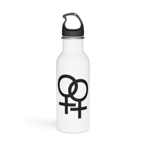 Double Female Symbol Stainless Steel Water Bottle