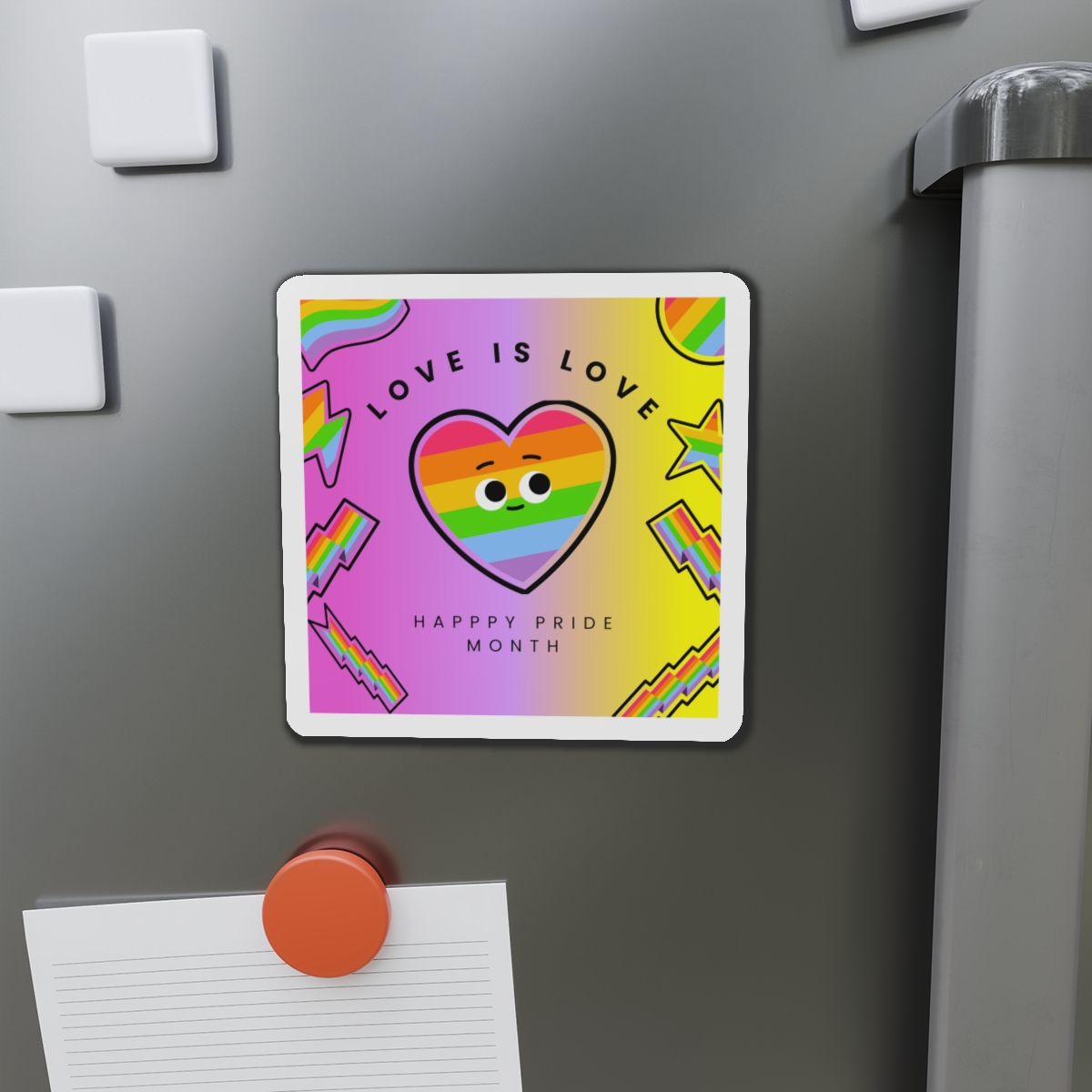 Free Vector Colorful Pride Month Die Cut Magnets - Image 11