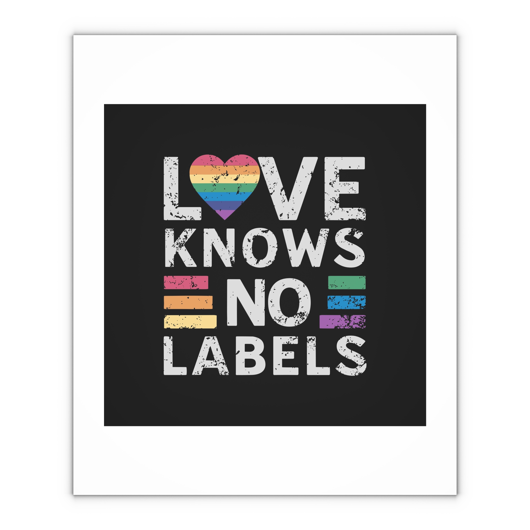 Love Knows No Labels Happy Pride Month Gift Wrapping Paper Sheets 1pc - Image 4