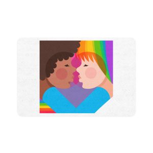 Lesbian Pride Design 20D892 Pet Food Mat 12x18