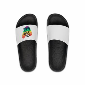 Pride Day Lettering Concept(1) Mens Slide Sandals